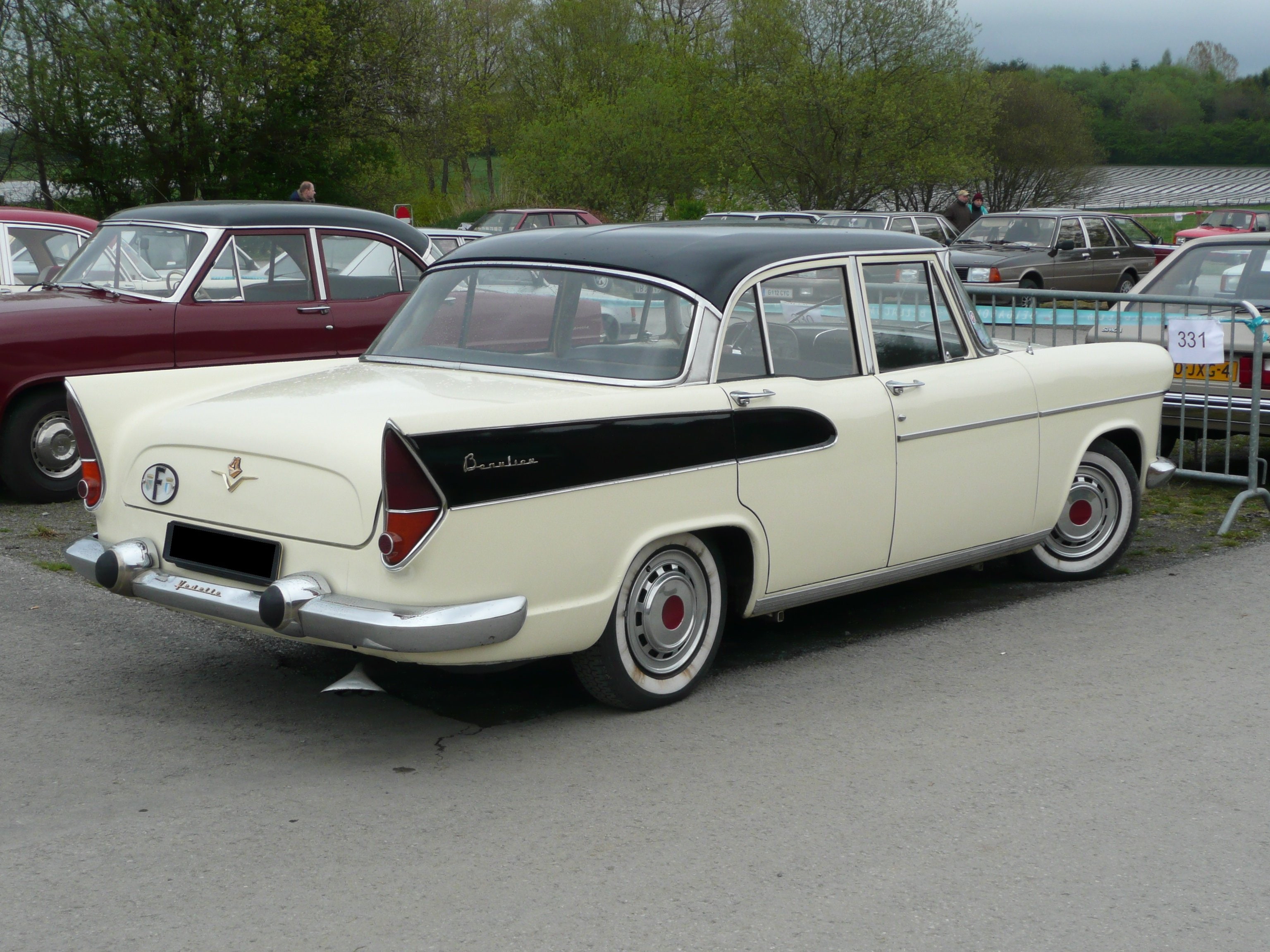 classic, cars, simca, chambort, sedan, 2K, french, HD Wallpaper