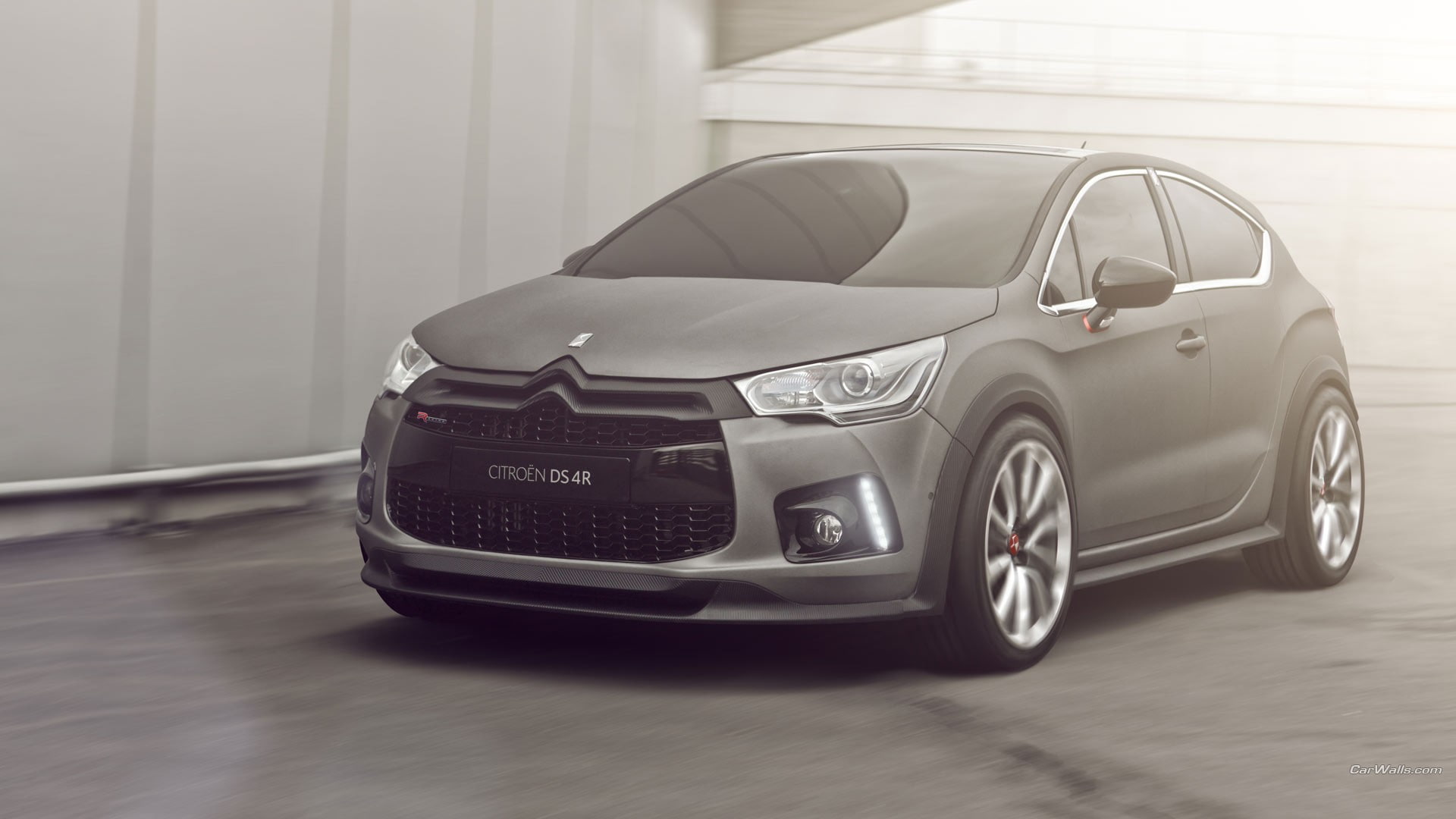 stationary, land vehicle, mode of transportation, focus on foreground, car, day, Citroen DS4, built structure, silver colored, no people, motor vehicle, HD Wallpaper