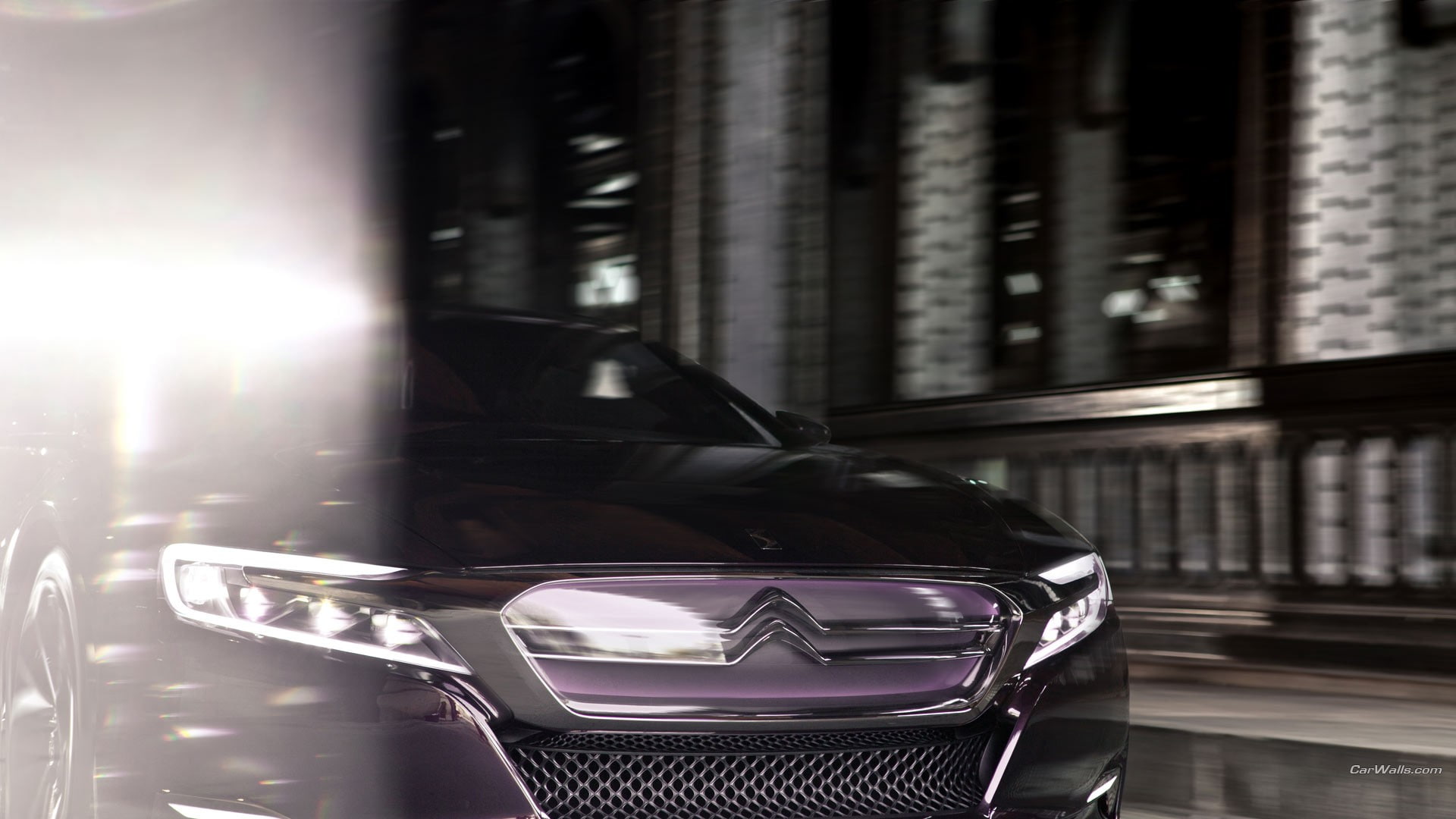 glass, transportation, concept cars, day, shiny, black color, illuminated, no people, window, single object, close-up, 1080P, glass - material, Citroen Numero 9, HD Wallpaper