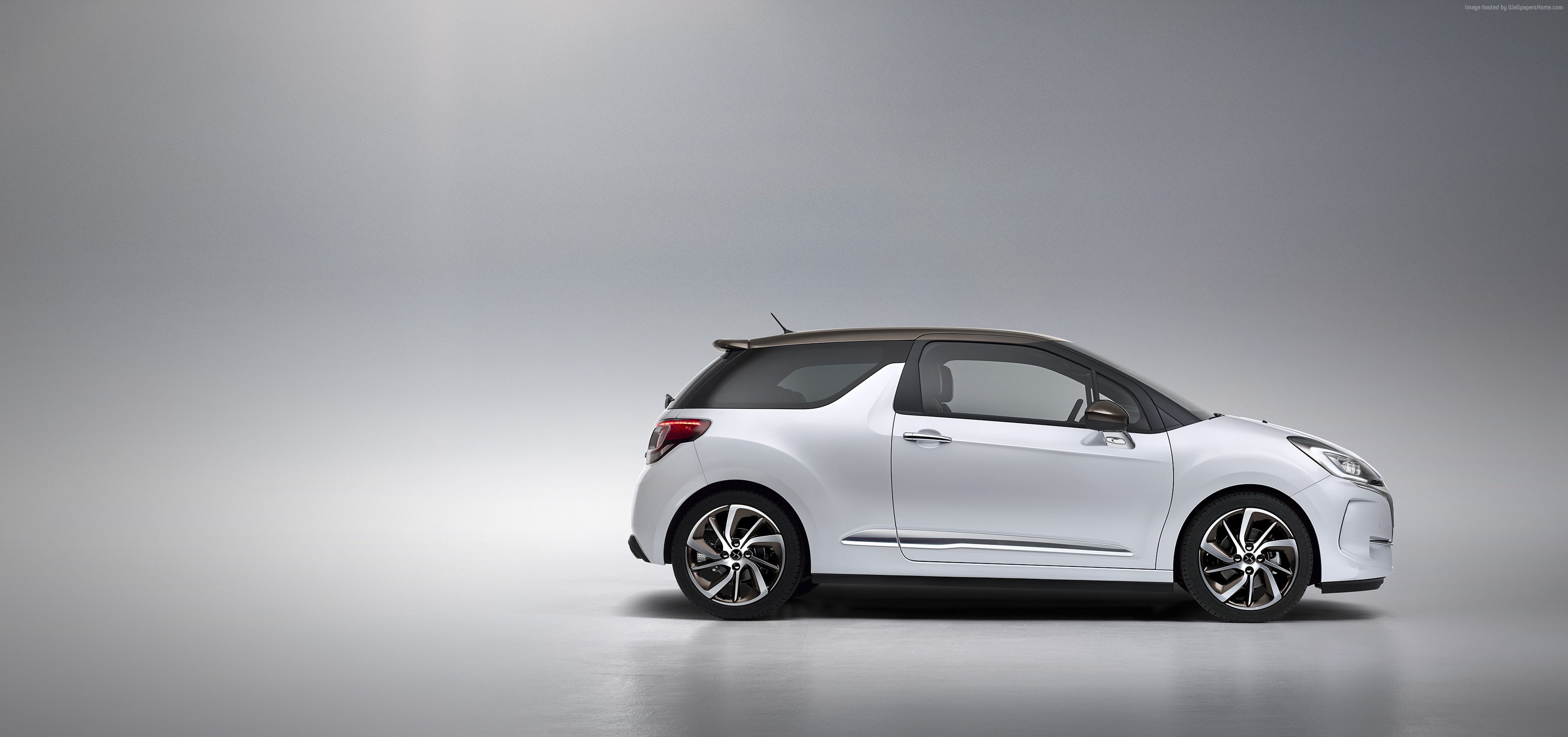 white, Geneva Auto Show 2016, DS 3, 2K, HD Wallpaper