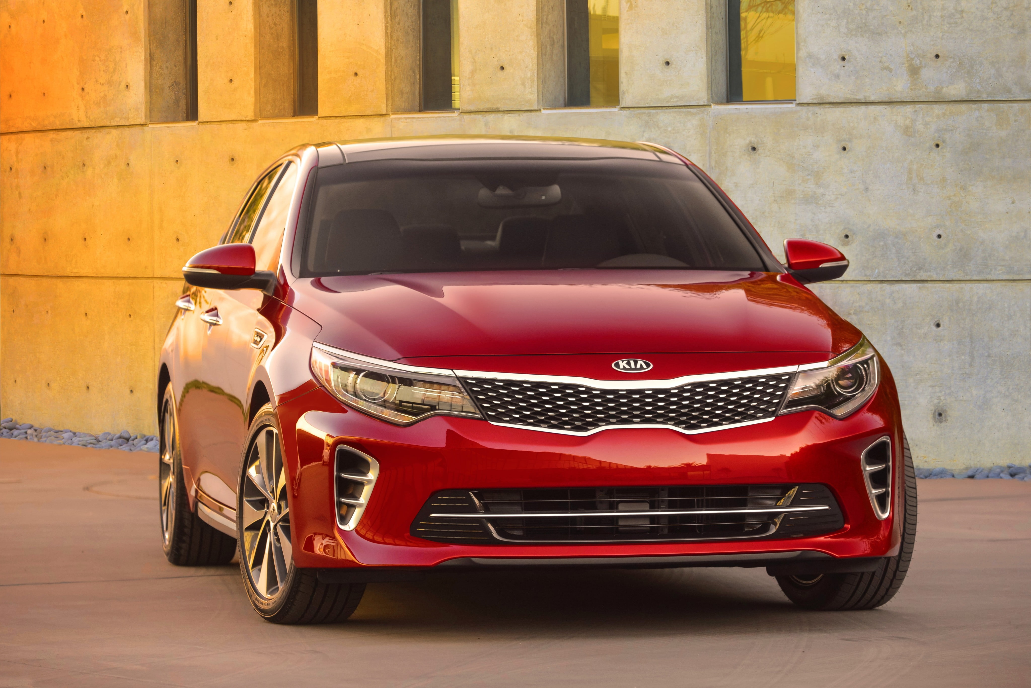 red, car, Optima, 4K, 2015, Kia, SX, HD Wallpaper