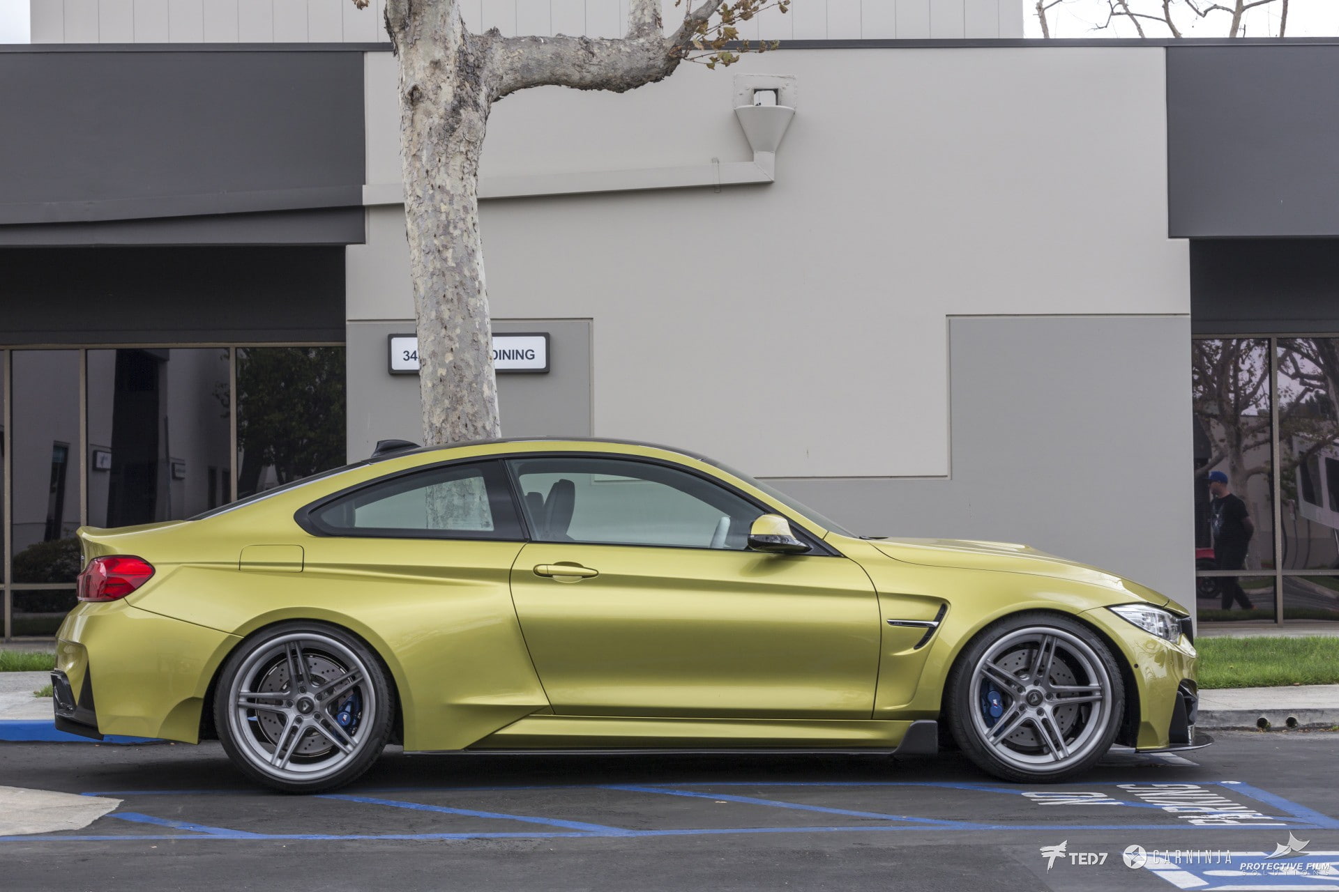car interior, building exterior, street, no people, day, Carninja, motor vehicle, built structure, BMW M4 Coupe, transportation, car, land vehicle, LB Works, HD Wallpaper