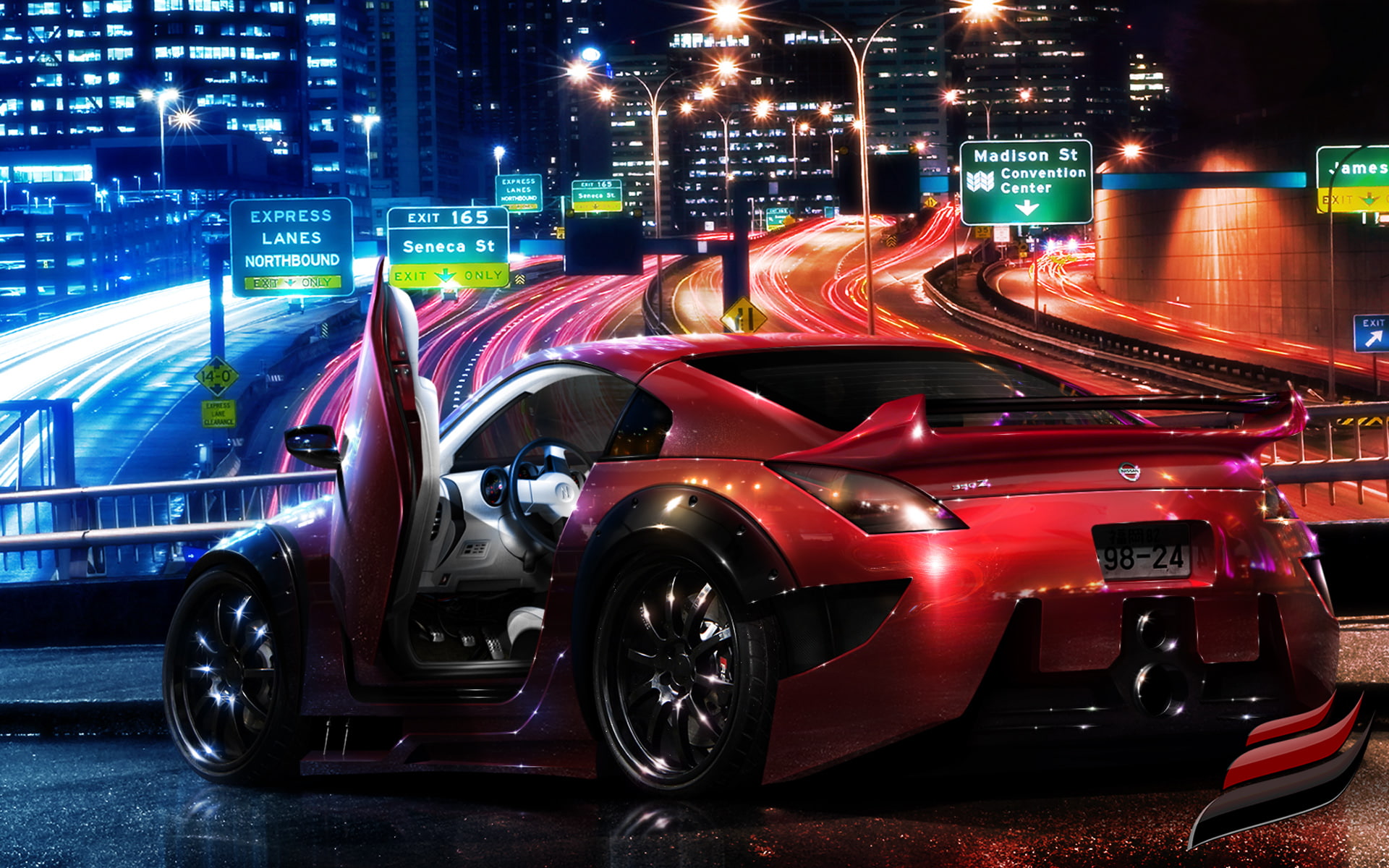 nissan, 350z, 1080P, z, HD Wallpaper