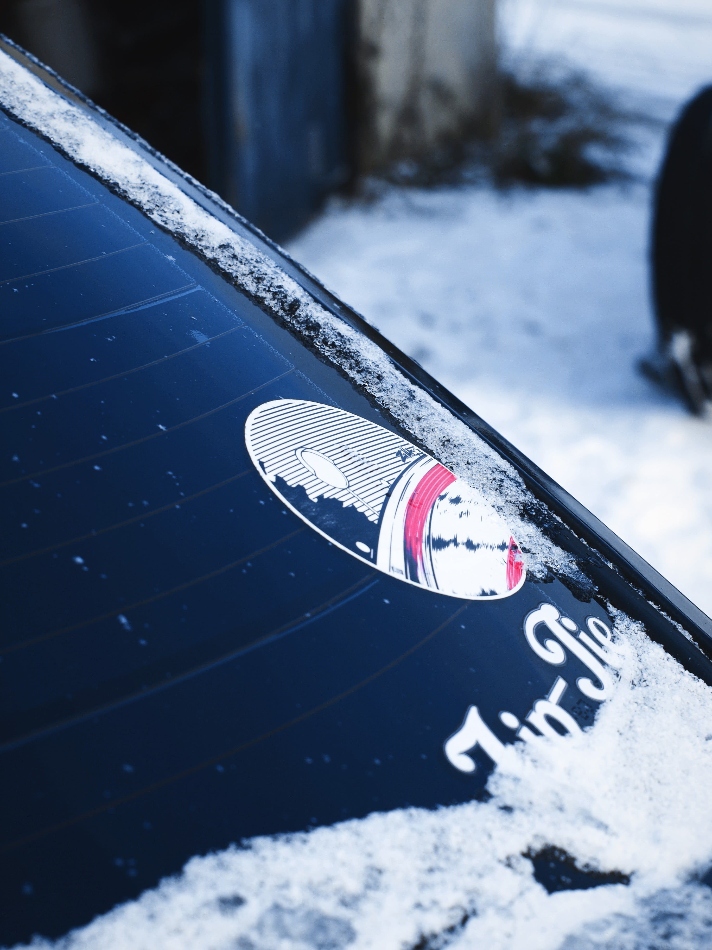 2K, beauty in nature, frozen, snow, sport, cold temperature, selective focus, transportation, car, day, winter, ice, BMW E34, mode of transportation, white color, Phone HD Wallpaper