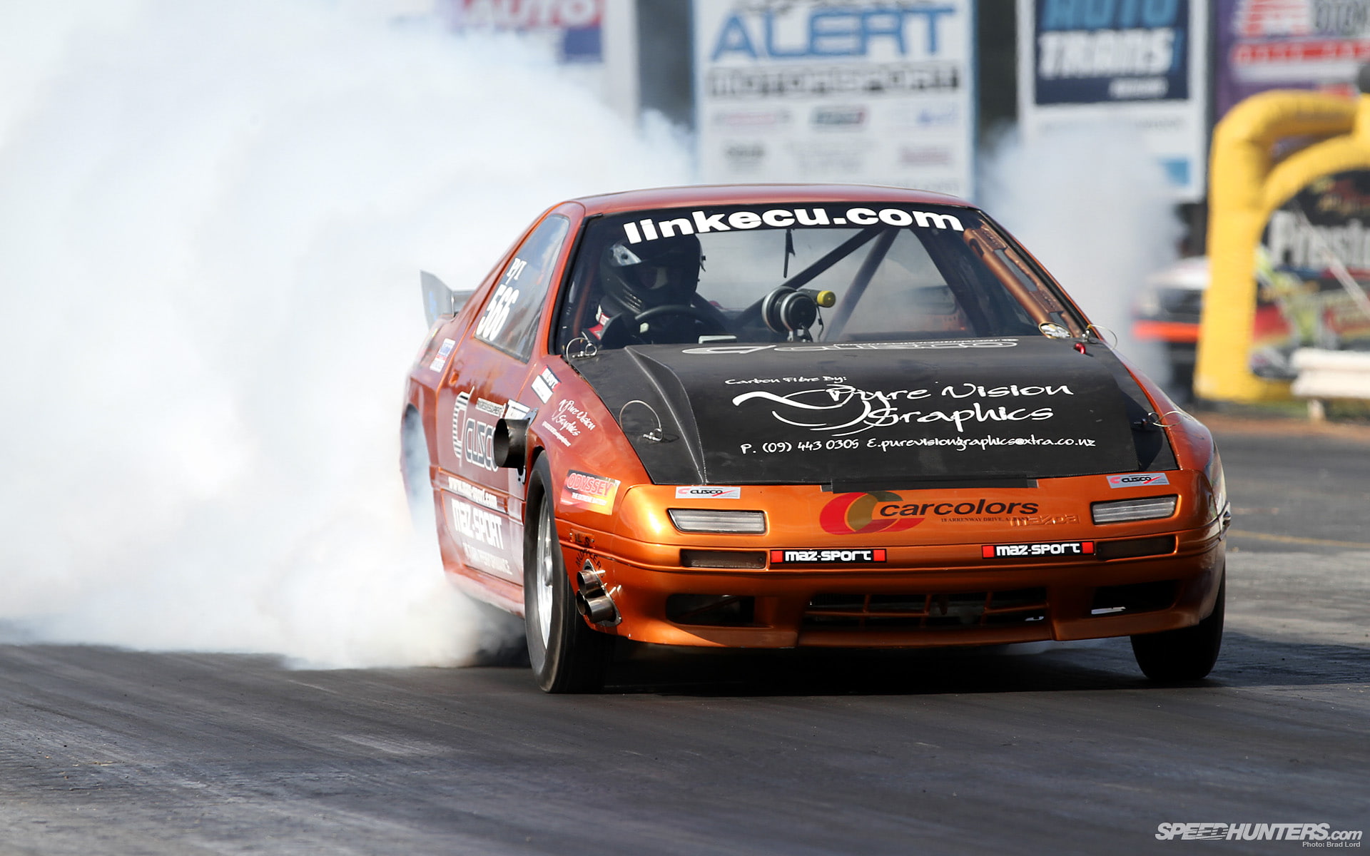 race, rx, hd, drag, cars, strip, mazda, black, orange, racing, 7, 1080P, car, burnout, HD Wallpaper