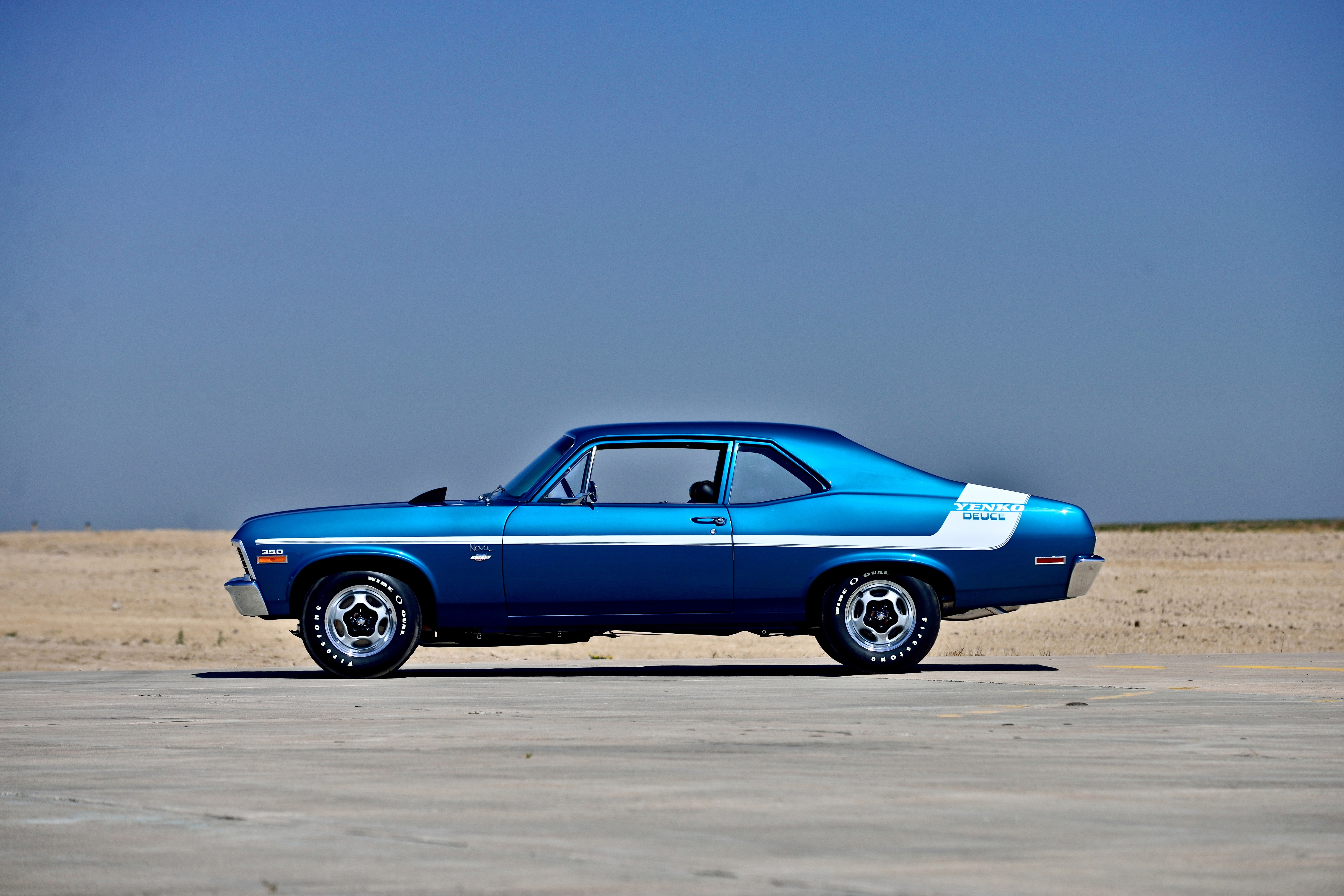 muscle, original, usa, yenko, 1970, classic, deuce, 5K, old, nova, chevrolet, HD Wallpaper