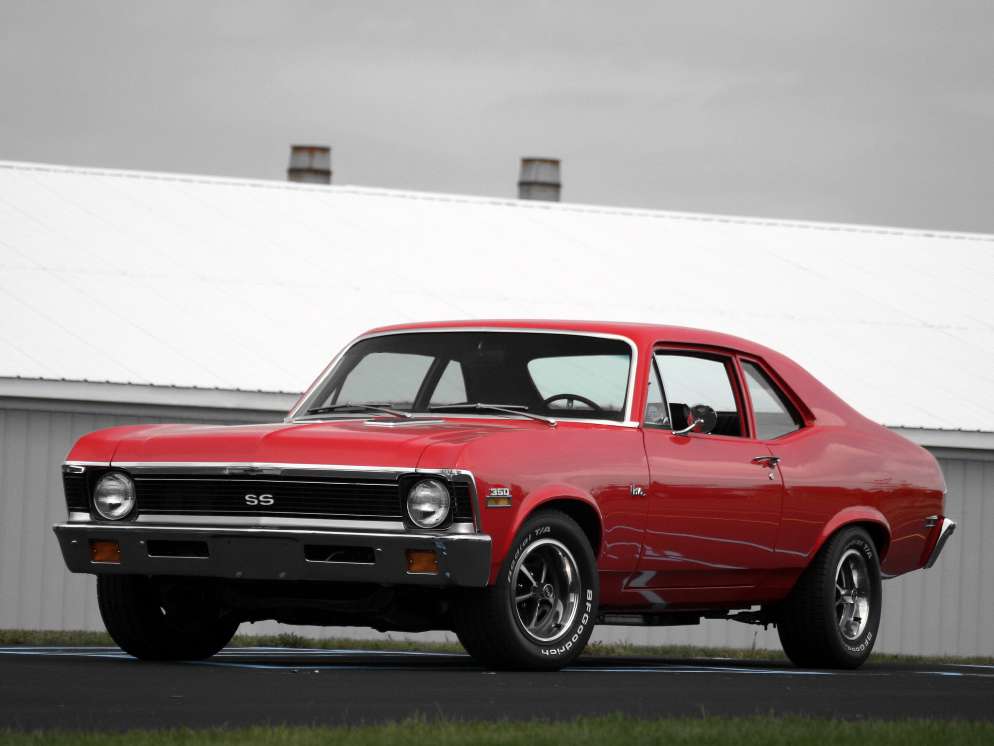 1080P, muscle, 350, nova, s s, classic, chevrolet, 1972, HD Wallpaper