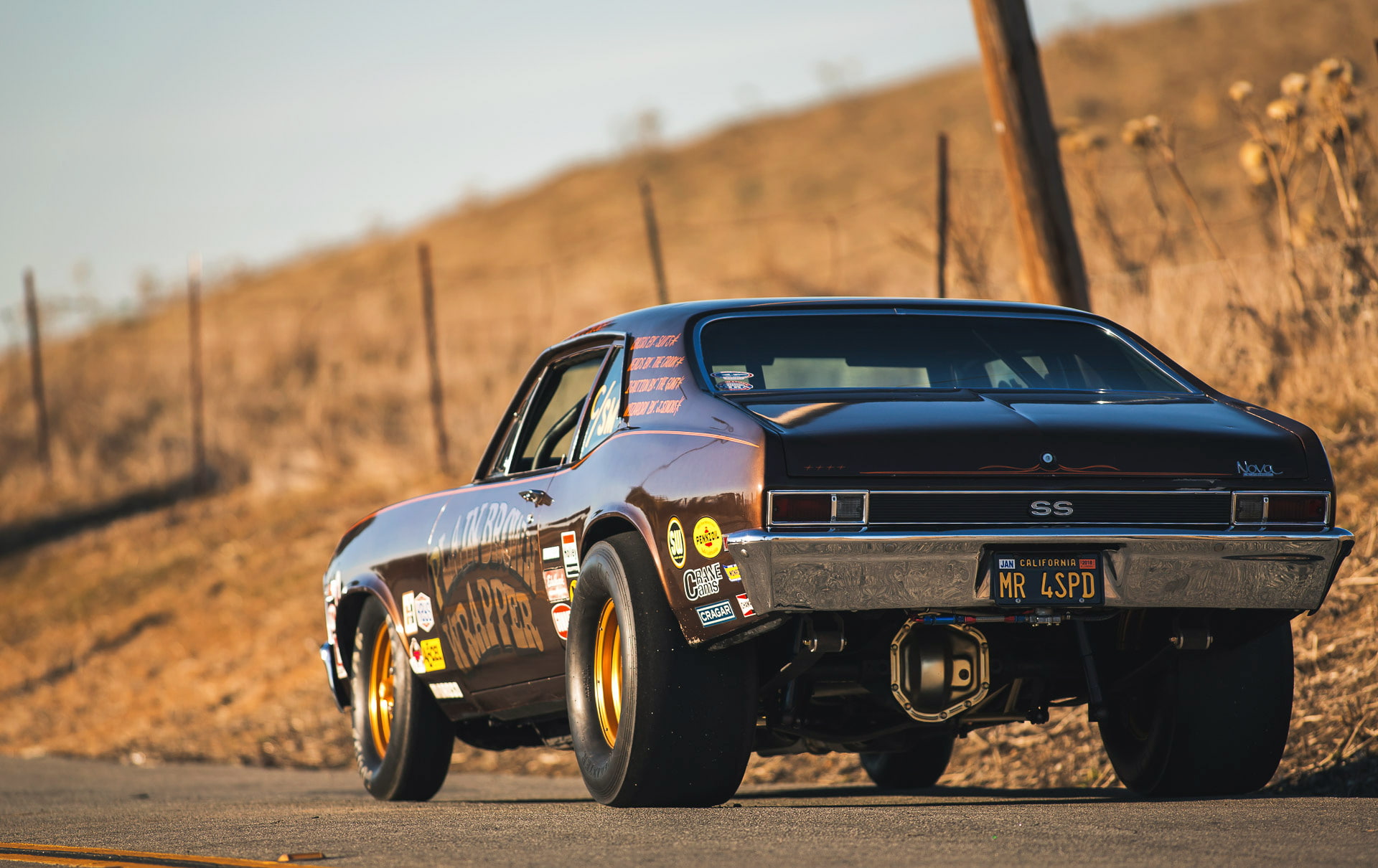 Race Car, Car, 1080P, Chevrolet Nova SS, Depth Of Field, Chevrolet, Vehicle, HD Wallpaper