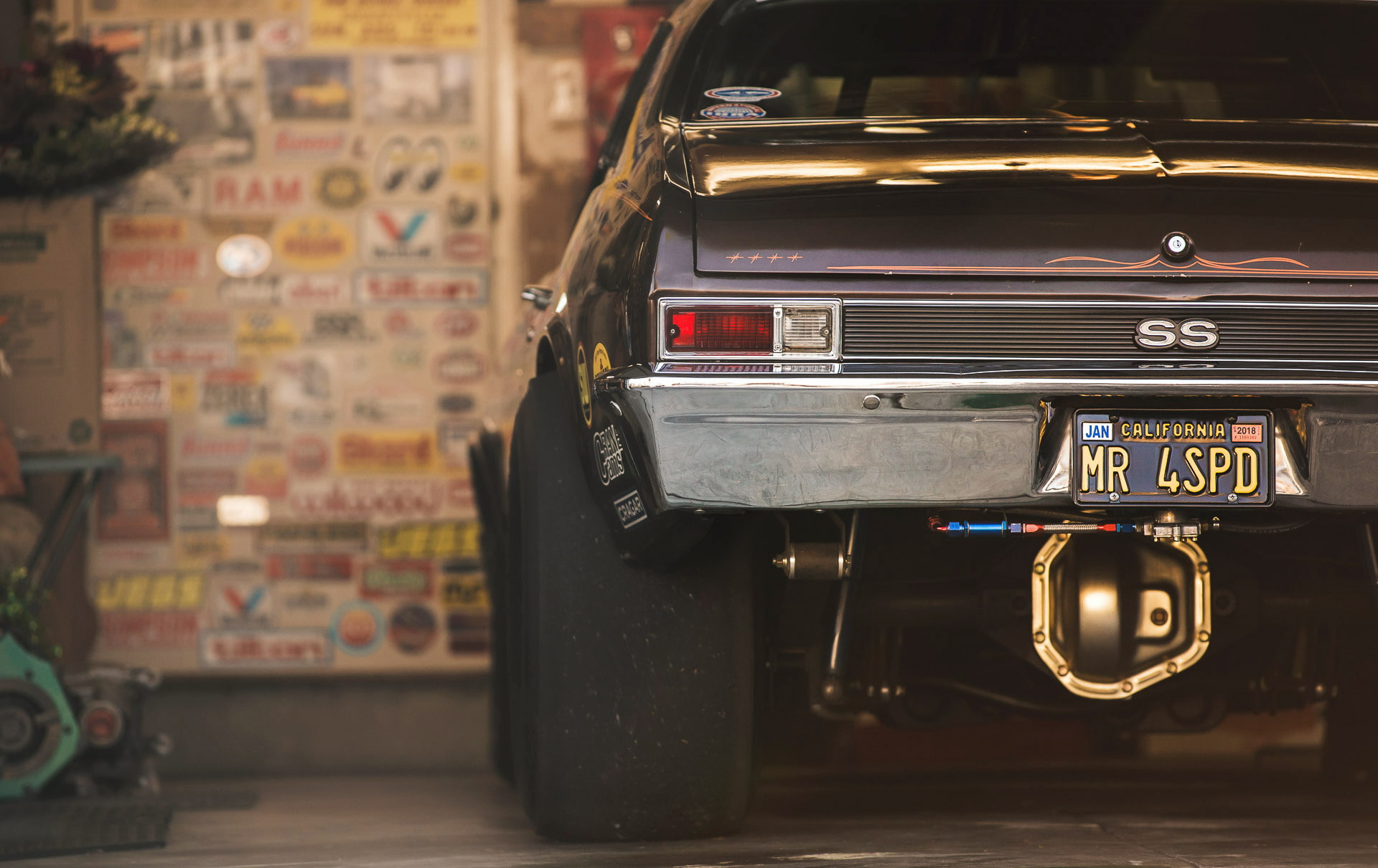 Depth Of Field, car, Chevrolet Nova, vehicle, 1080P, Chevrolet, Speedhunters, race cars, HD Wallpaper