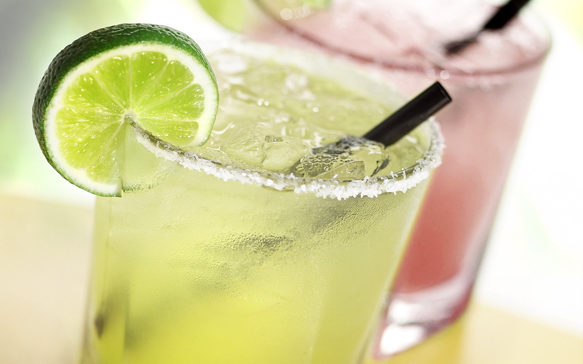 herb, leaf, food, mojito, healthy eating, 1080P, Ice, rum, Segment, Lime, no people, lemon, cocktail, Lemonade, drinking glass, glass, alcohol, freshness, HD Wallpaper