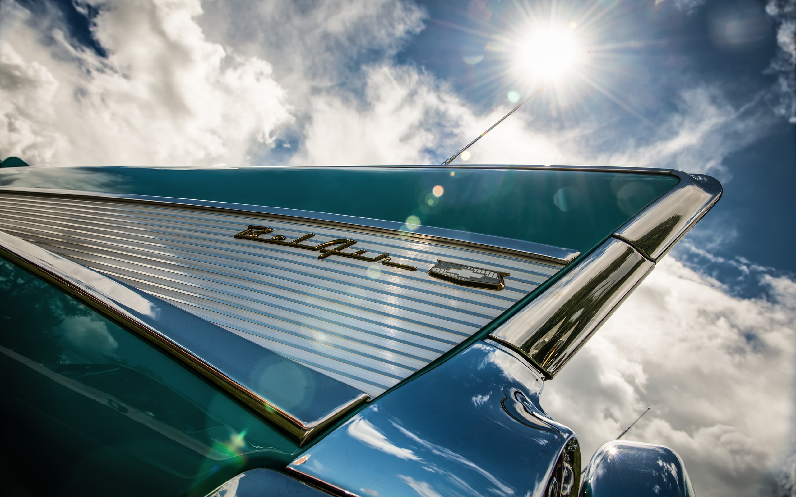 cars, chevrolet, 2K, bel, air, car, classic, sunlight, hd, HD Wallpaper