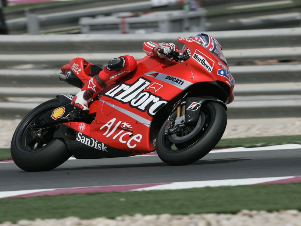 Stoner, auto, art, hd, racing, Auto racing, motoGP, 480P, sports, Ducati, HD Wallpaper