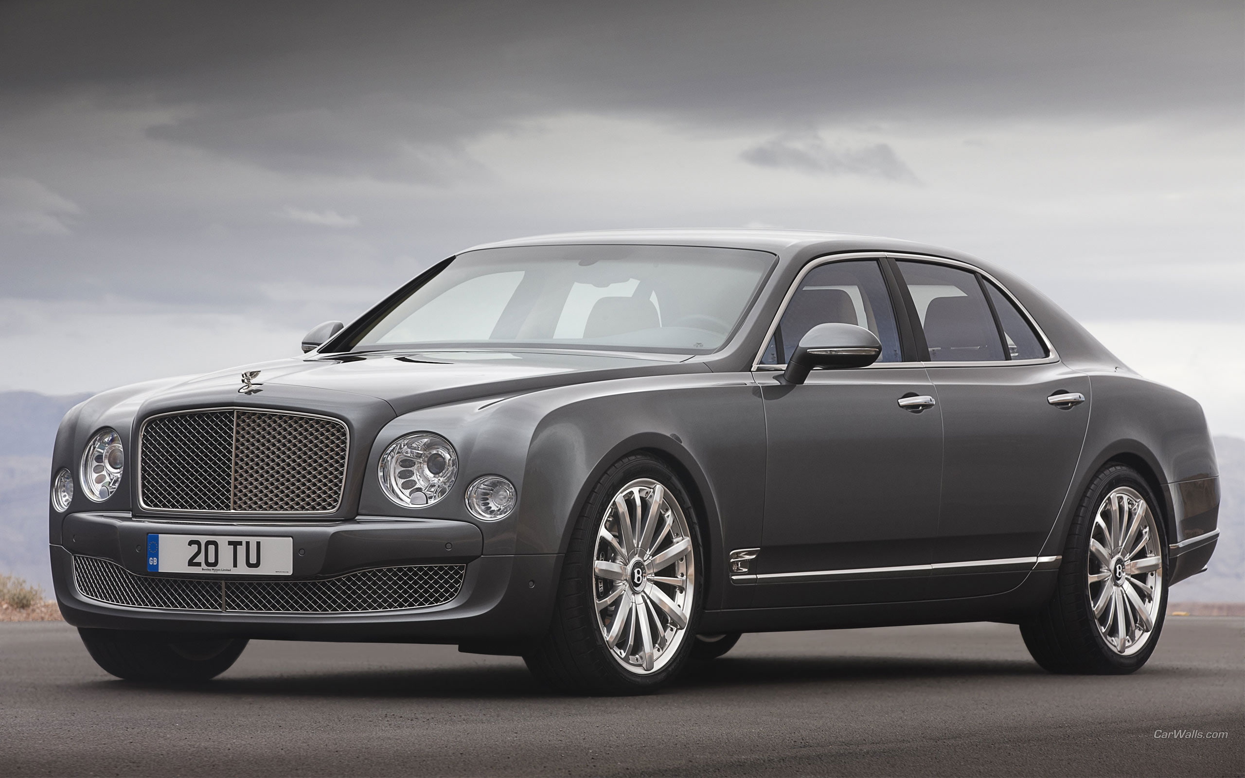 mulsanne, black, cars, 2K, hd, bentley, sedan, HD Wallpaper