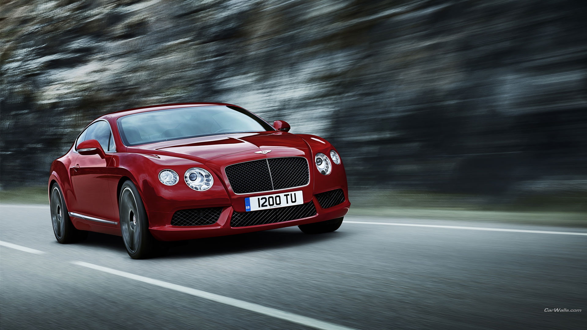 cars, blur, hd, 1080P, continental, bentley, motion, HD Wallpaper