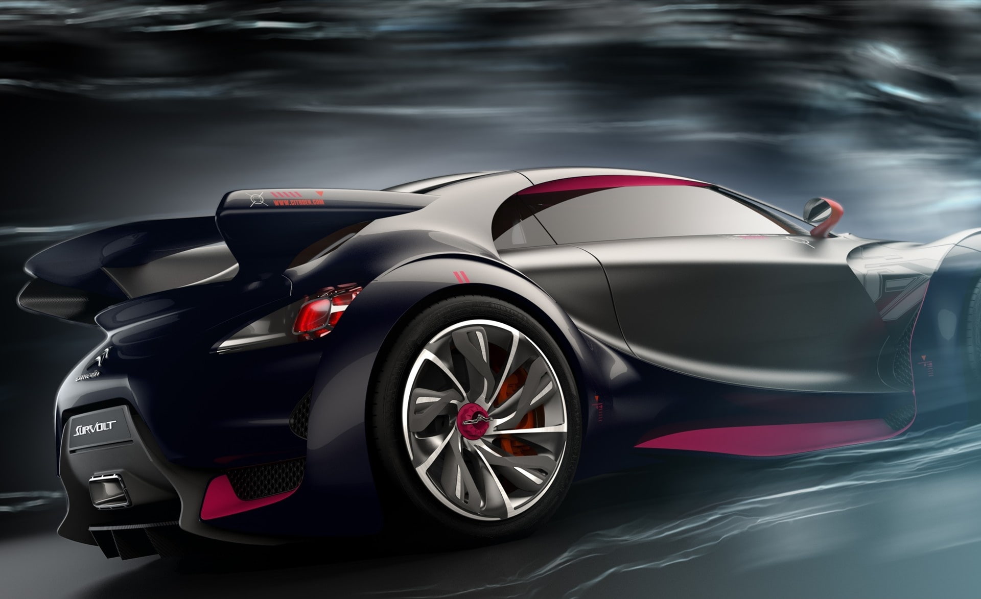 outdoors, motor vehicle, land vehicle, transportation, n, reflection, motorsport, competition, auto racing, wheel, sport, black, sports, elegance, modern, HD Wallpaper
