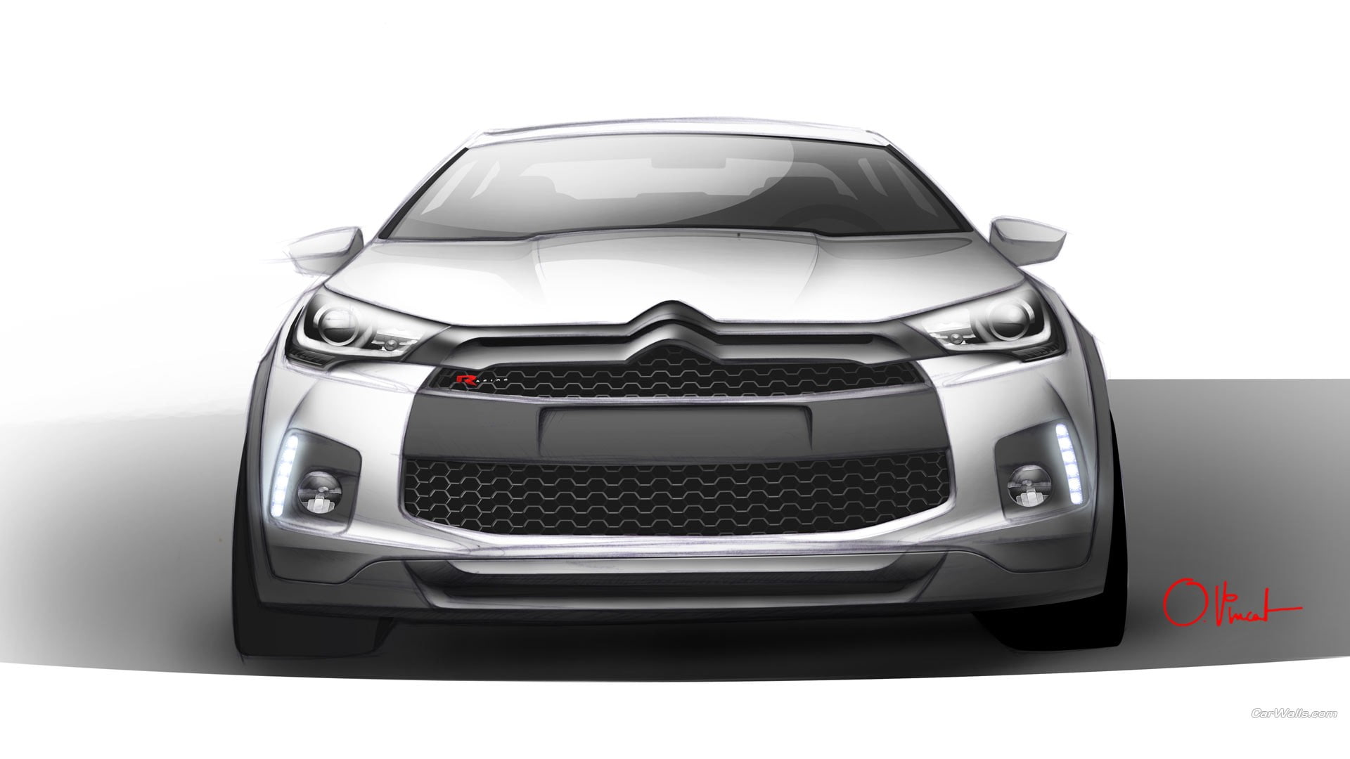 cut out, travel, motor vehicle, modern, radio, car, luxury, land vehicle, chrome, silver colored, vehicle, studio shot, gray, design, Citroën, 1080P, sports car, HD Wallpaper