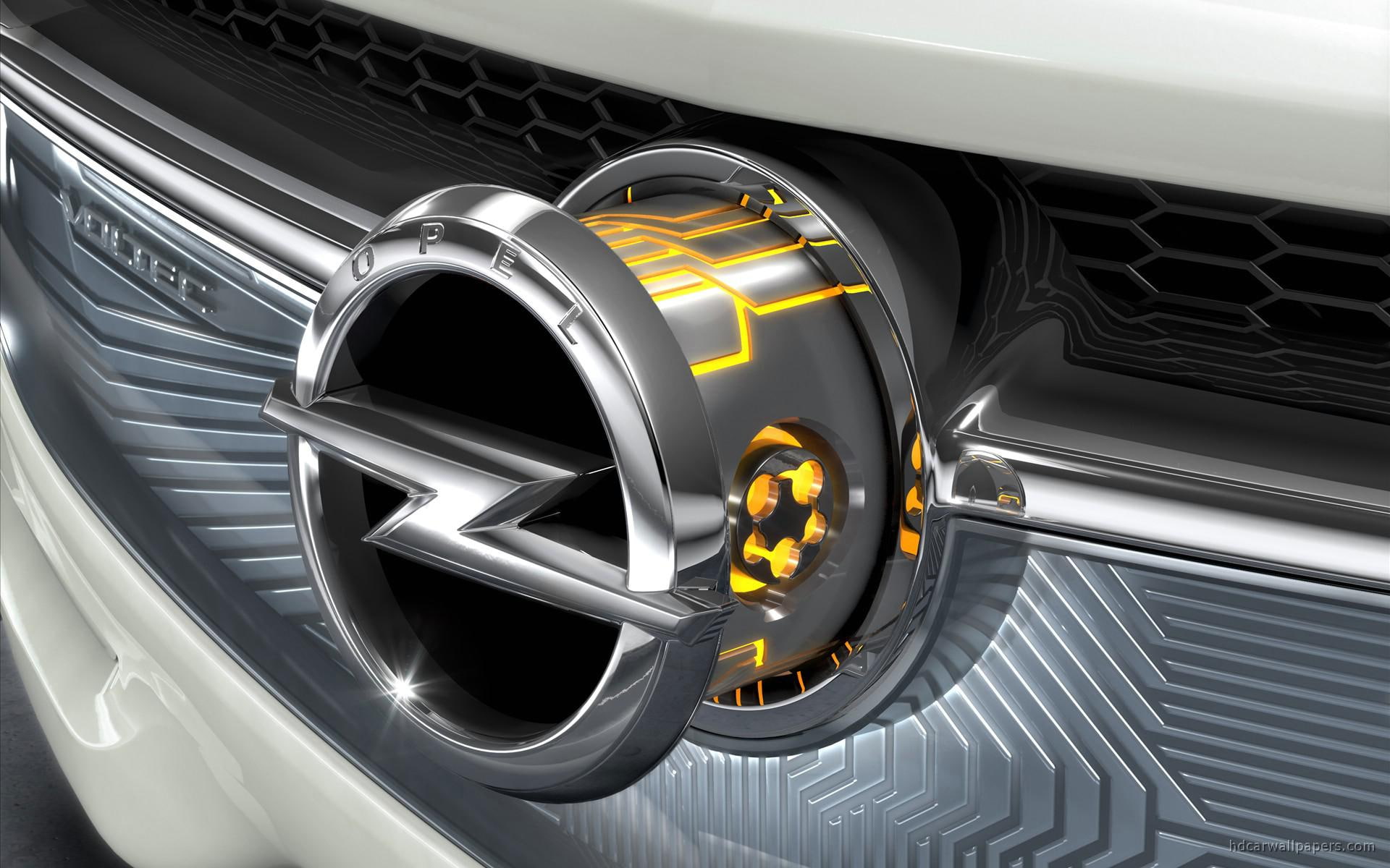 cars, chrome, opel, concept, 2010, emblem, 1080P, HD Wallpaper