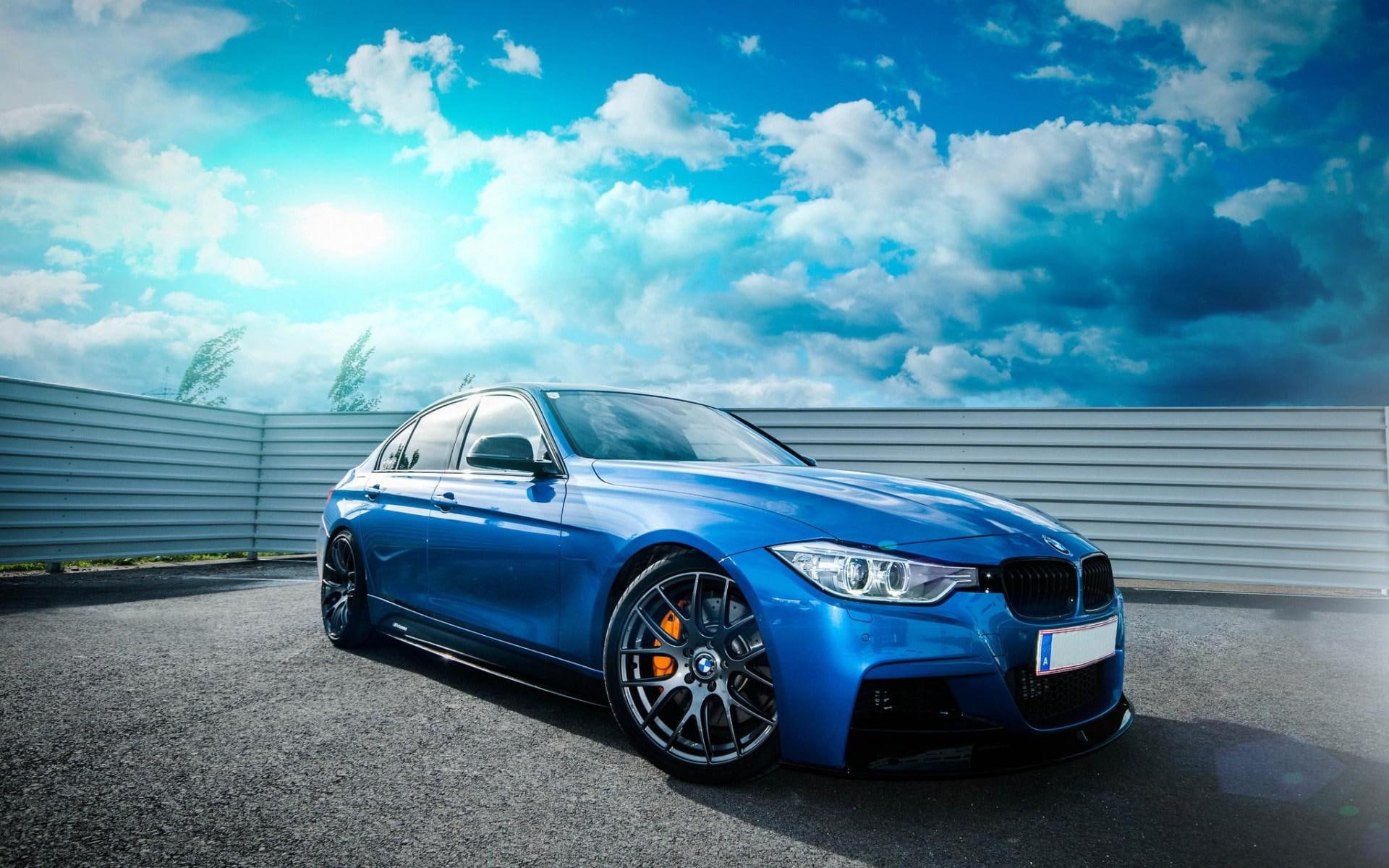 f, blue, car, 335i, bmw, 1080P, HD Wallpaper