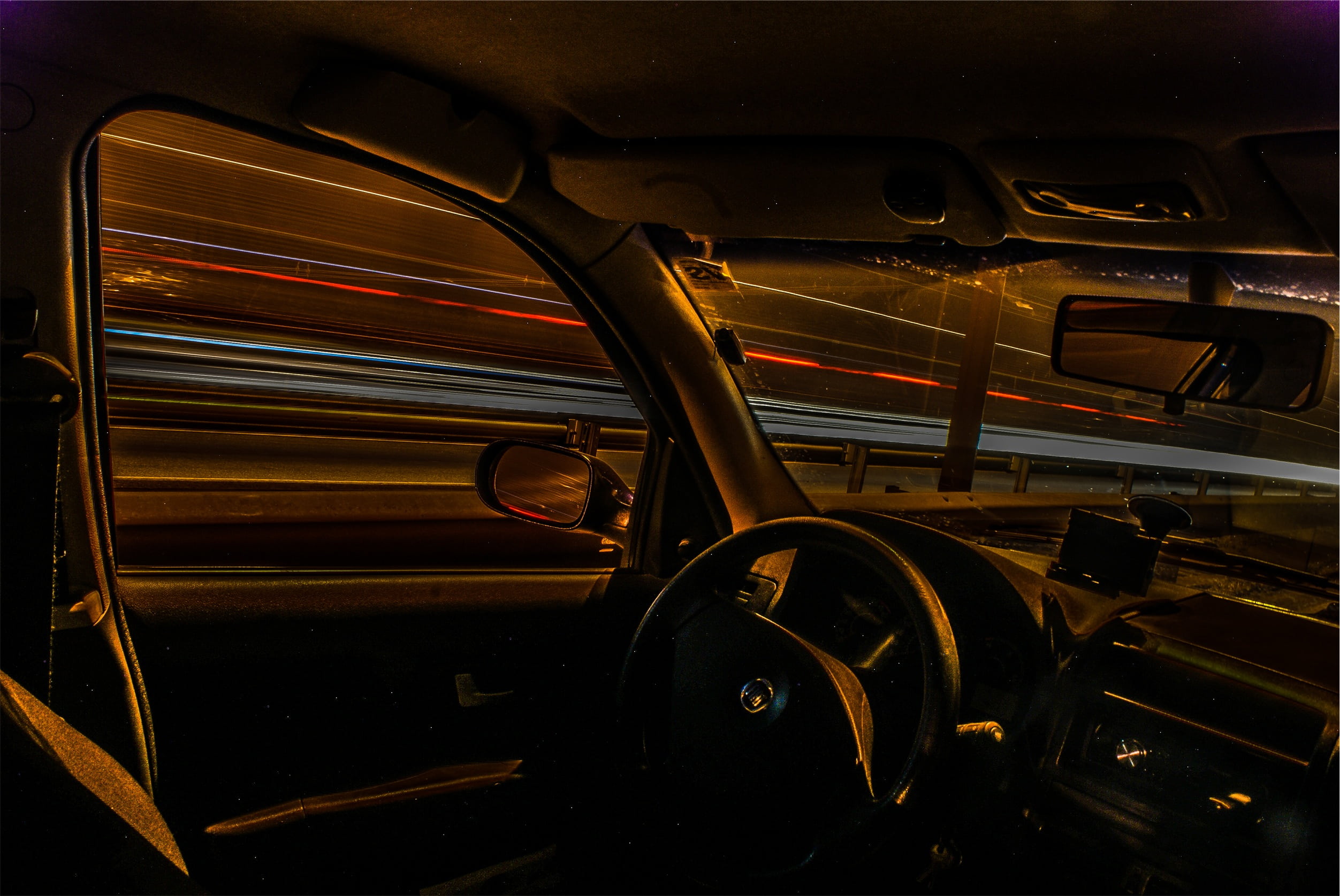 wheel, no people, land vehicle, dashboard, vehicle interior, close-up, vehicle, car interior, indoors, windows, vintage car, dash, lapse, motor vehicle, HD Wallpaper