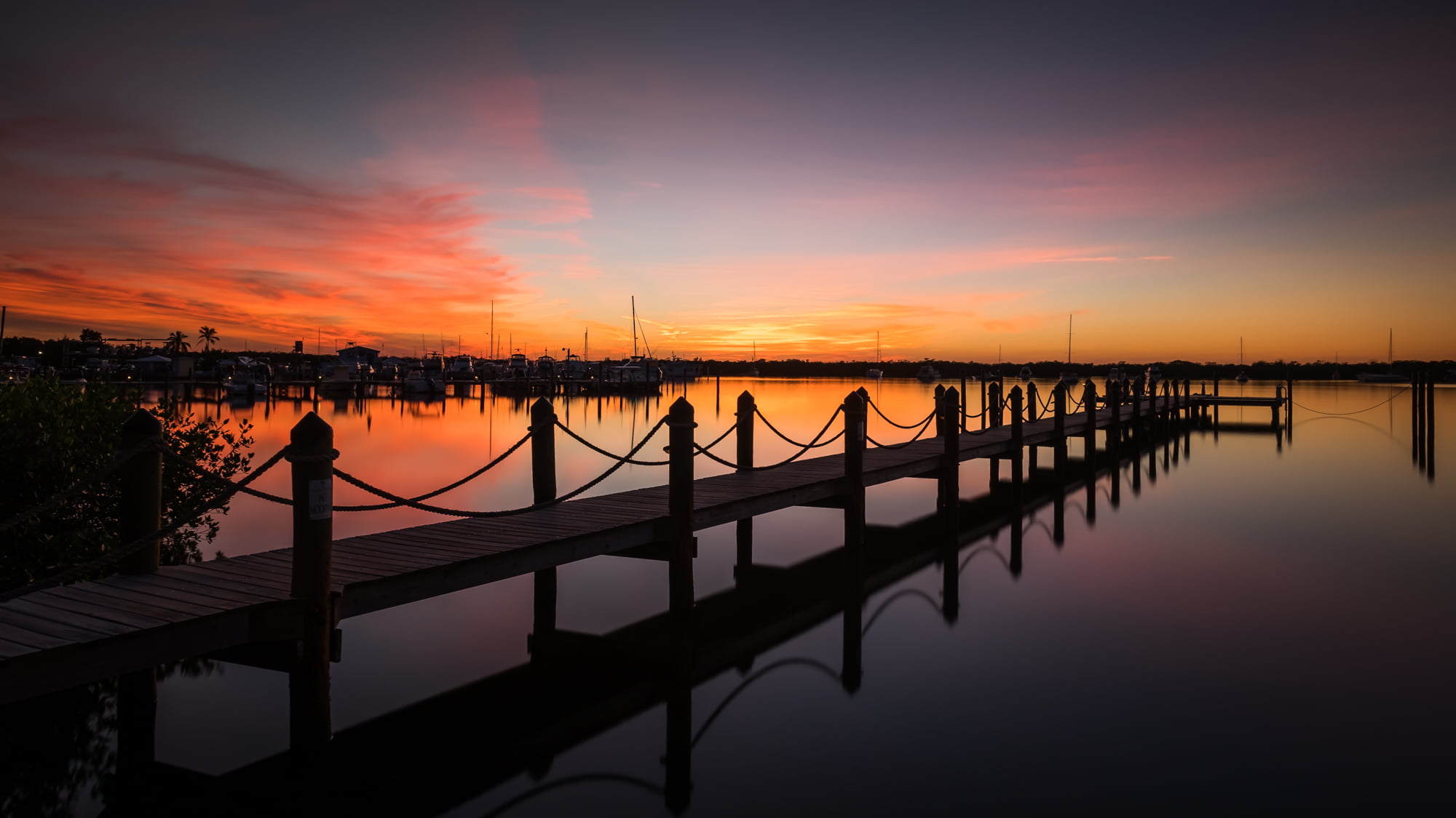 key islands, United States, sunset - Florida, Travel photography, pink, sunrise - Dawn, summer, outdoors, water, Key Largo, brown, nature, pier, dock, 1080P, HD Wallpaper