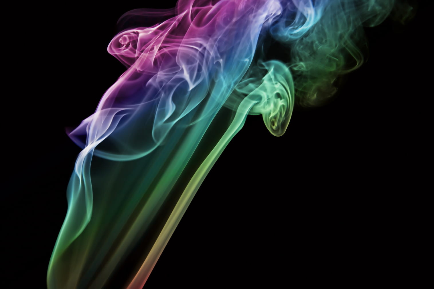 indoors, aromatherapy, isolated, 720P, energy, smoke - physical structure, image, no people, curve, smoke, motion, colorful, style, flow, softness, creativity, HD Wallpaper