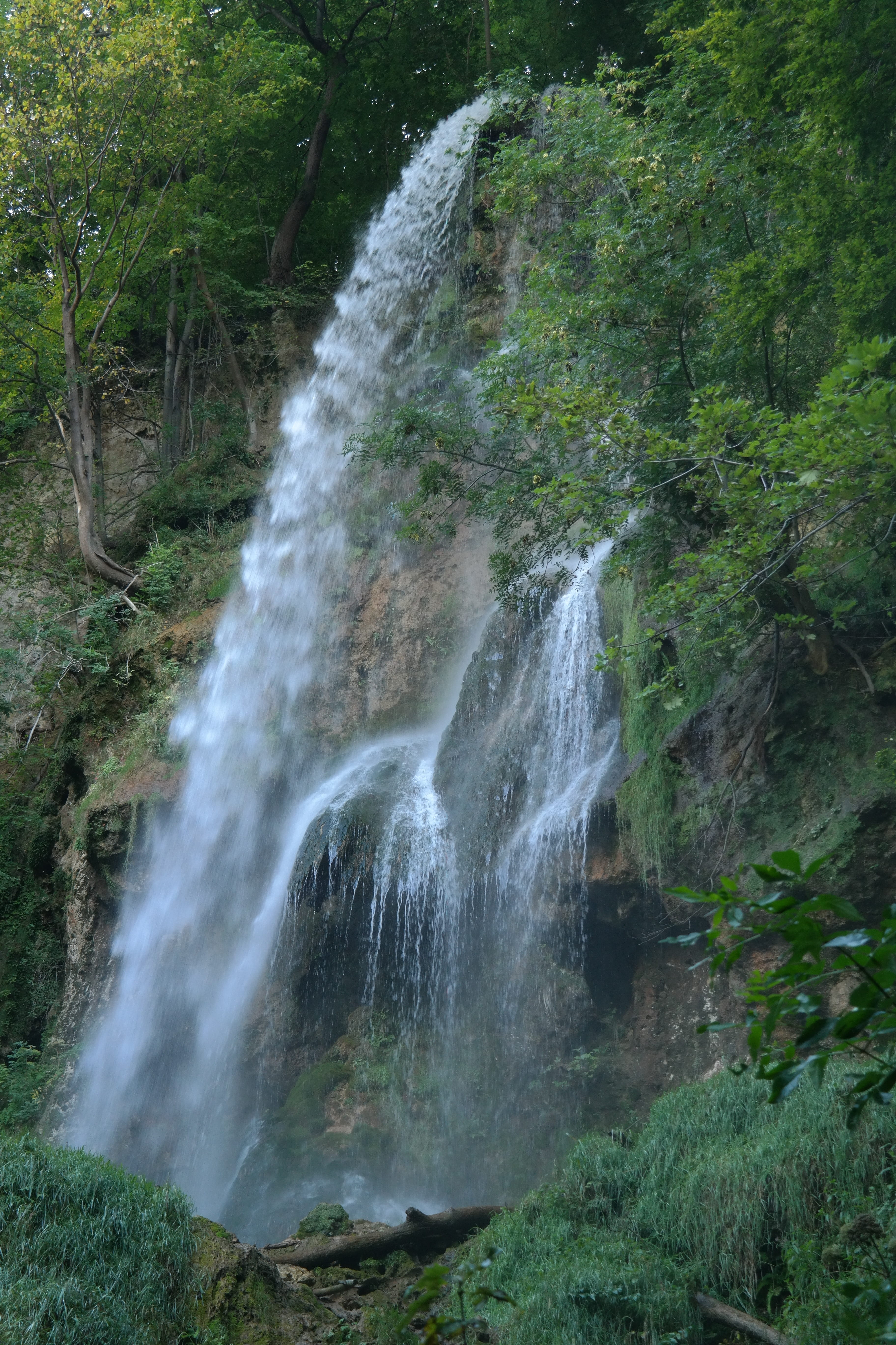 places of interest, land, non-urban scene, day, no people, long exposure, Waterfall, urach waterfall, outdoors, beauty In Nature, falling water, scenics - nature, Phone HD Wallpaper
