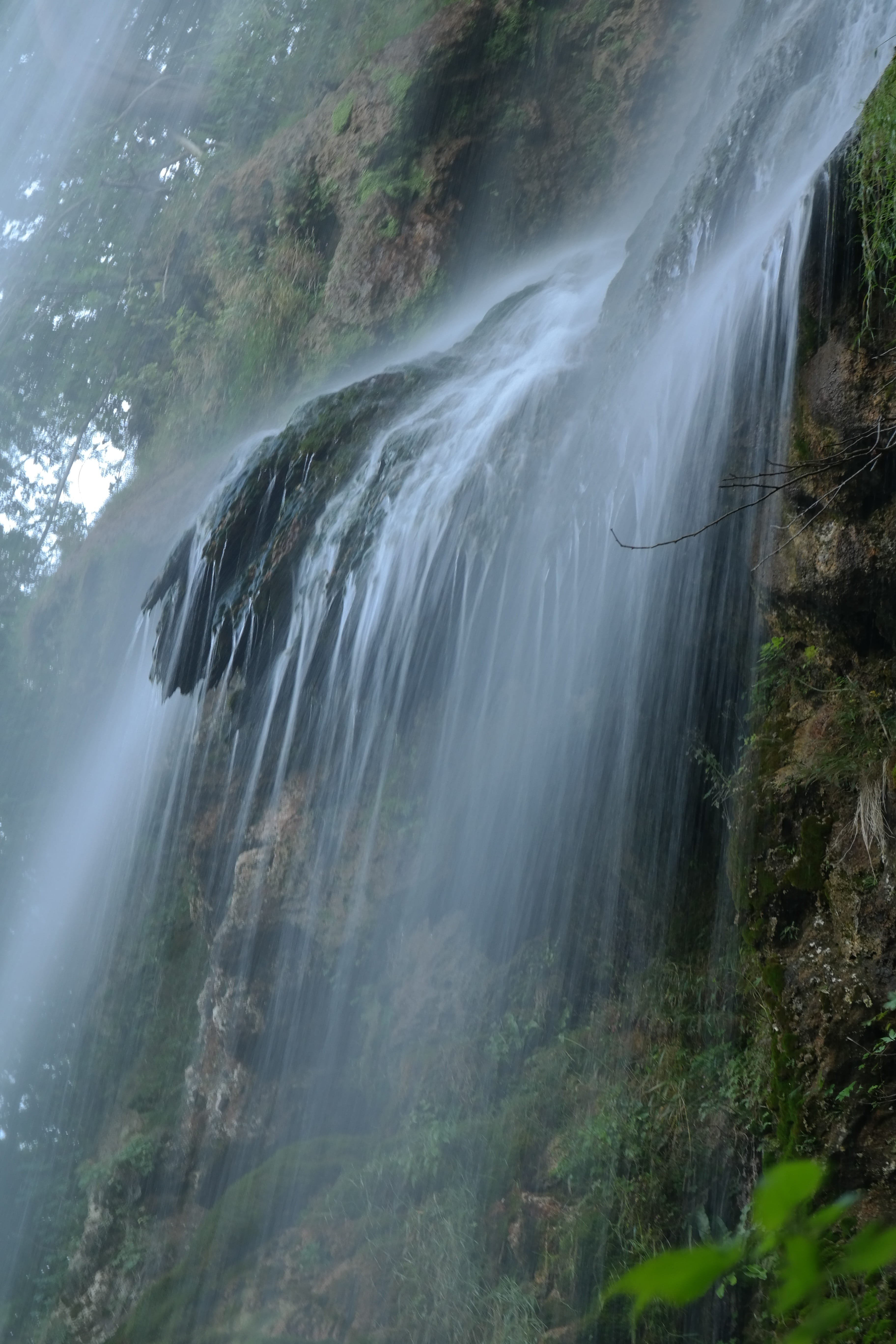 no people, river, landscape, outdoors, Urach, green Color, non-urban scene, rainforest, water veil, plant, water, urach waterfall, drizzle, attraction, Phone HD Wallpaper