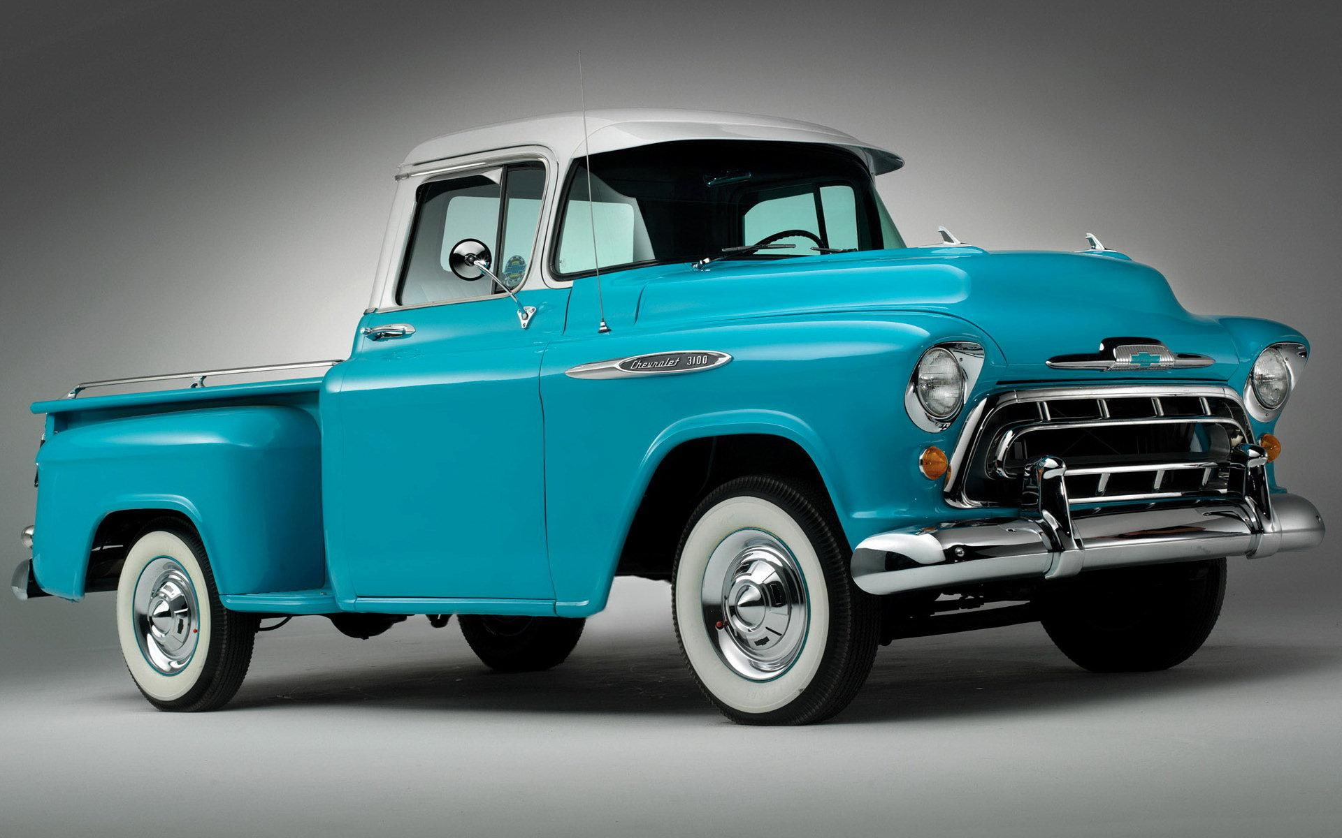 1080P, pickup, chevrolet, cars, blue, chevy, truck, HD Wallpaper