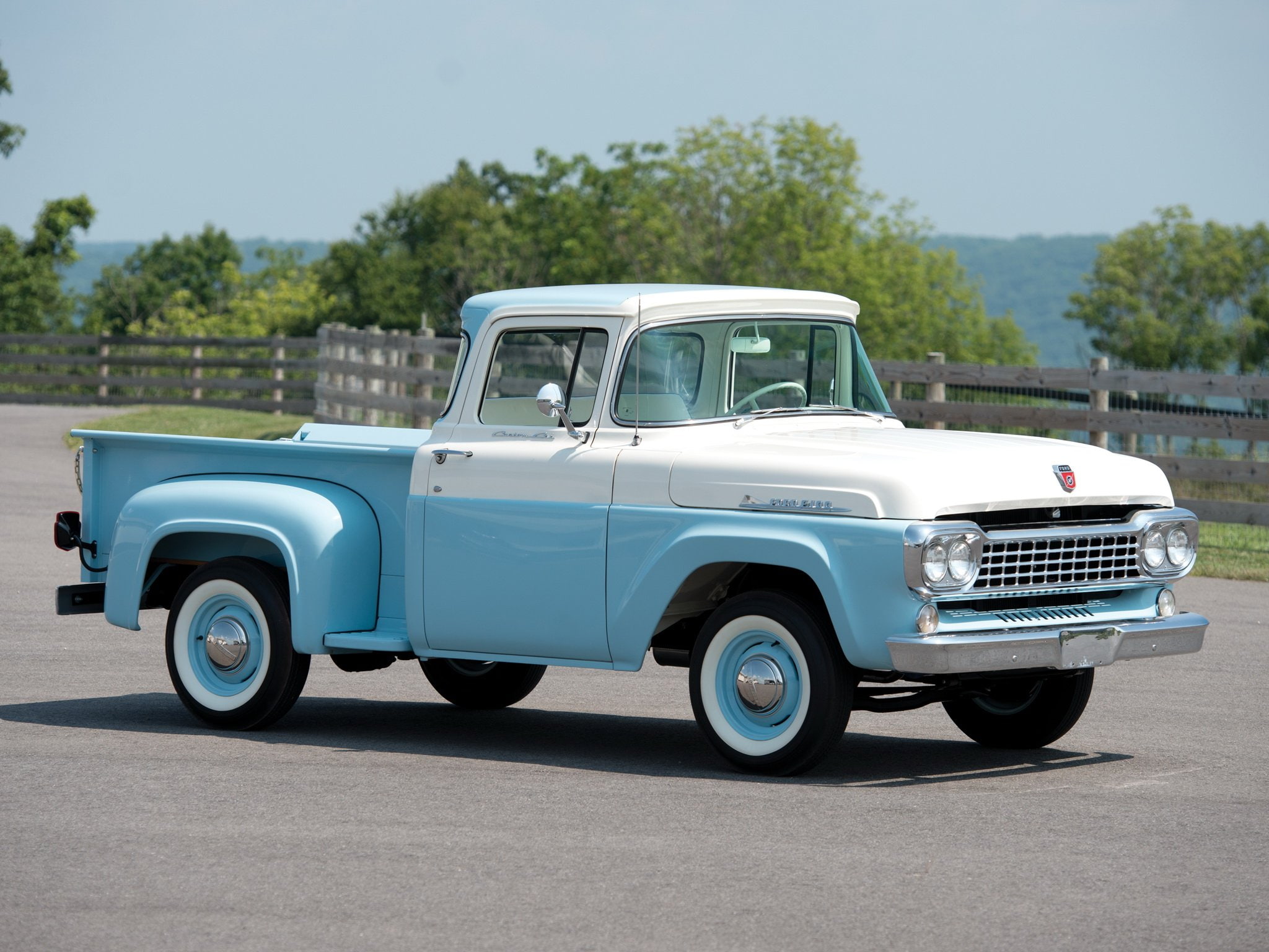 1080P, pickup, custom, f 100, f100, ford, 8 3, flareside, retro, cab, 1958, HD Wallpaper