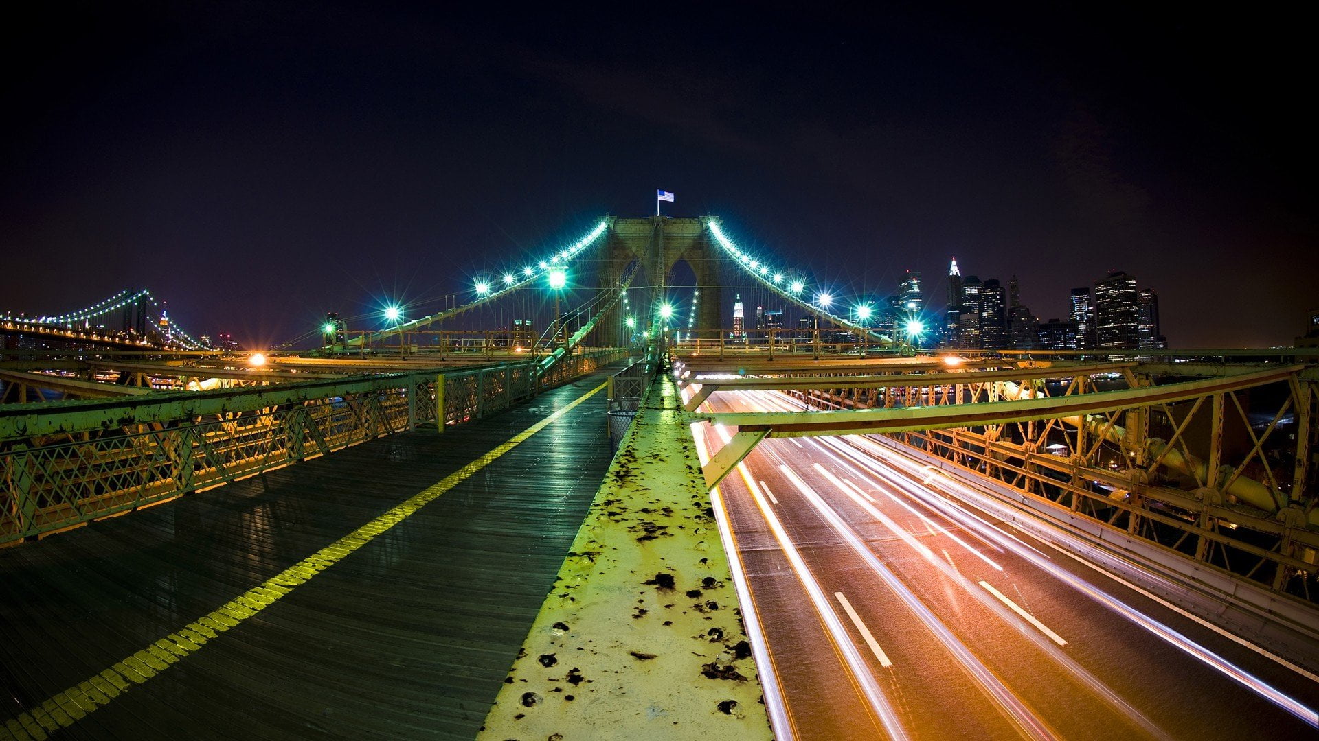 freeway, night, car, light trail, building exterior, infrastructure, horizon, travel destinations, architecture, highway, cloud, transport, 1080P, drive, HD Wallpaper