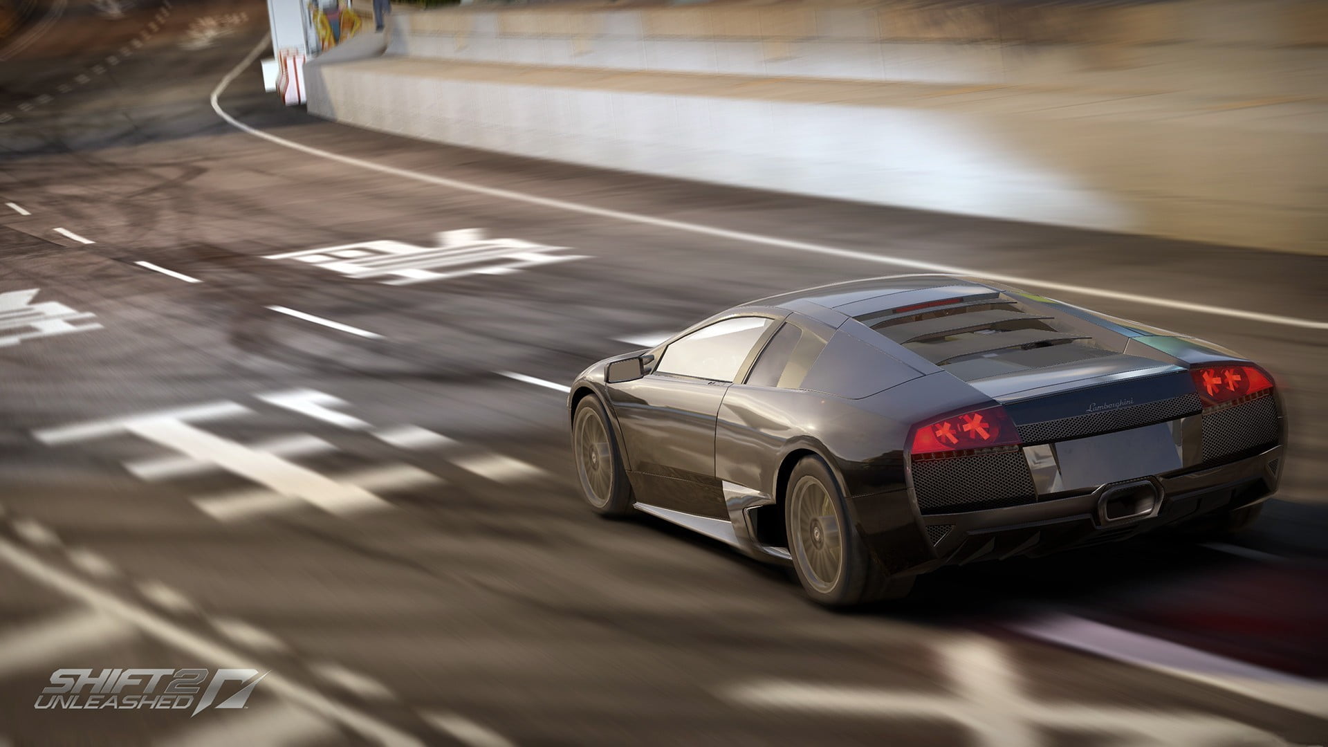 gray, Need for Speed: Shift, car, speed, sports Car, motion, supercar, driving, marking, motor racing track, technology, competition, shift, lamborghini, HD Wallpaper