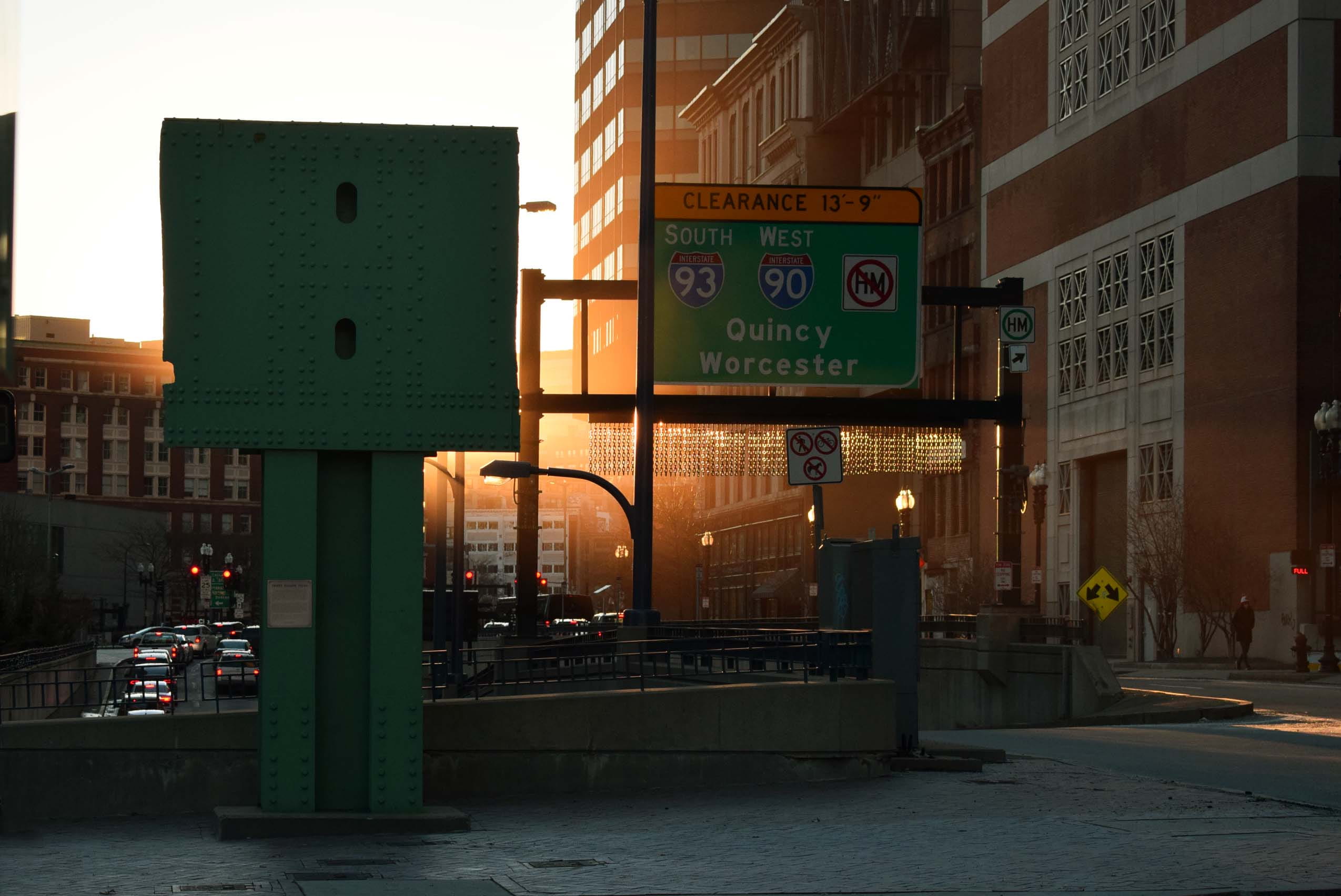 1080P, orange details, illuminated, communication, boston, outdoors, urban landscape, urban, road, bostonusa, traffic jam, text, traffic, mode of transportation, HD Wallpaper