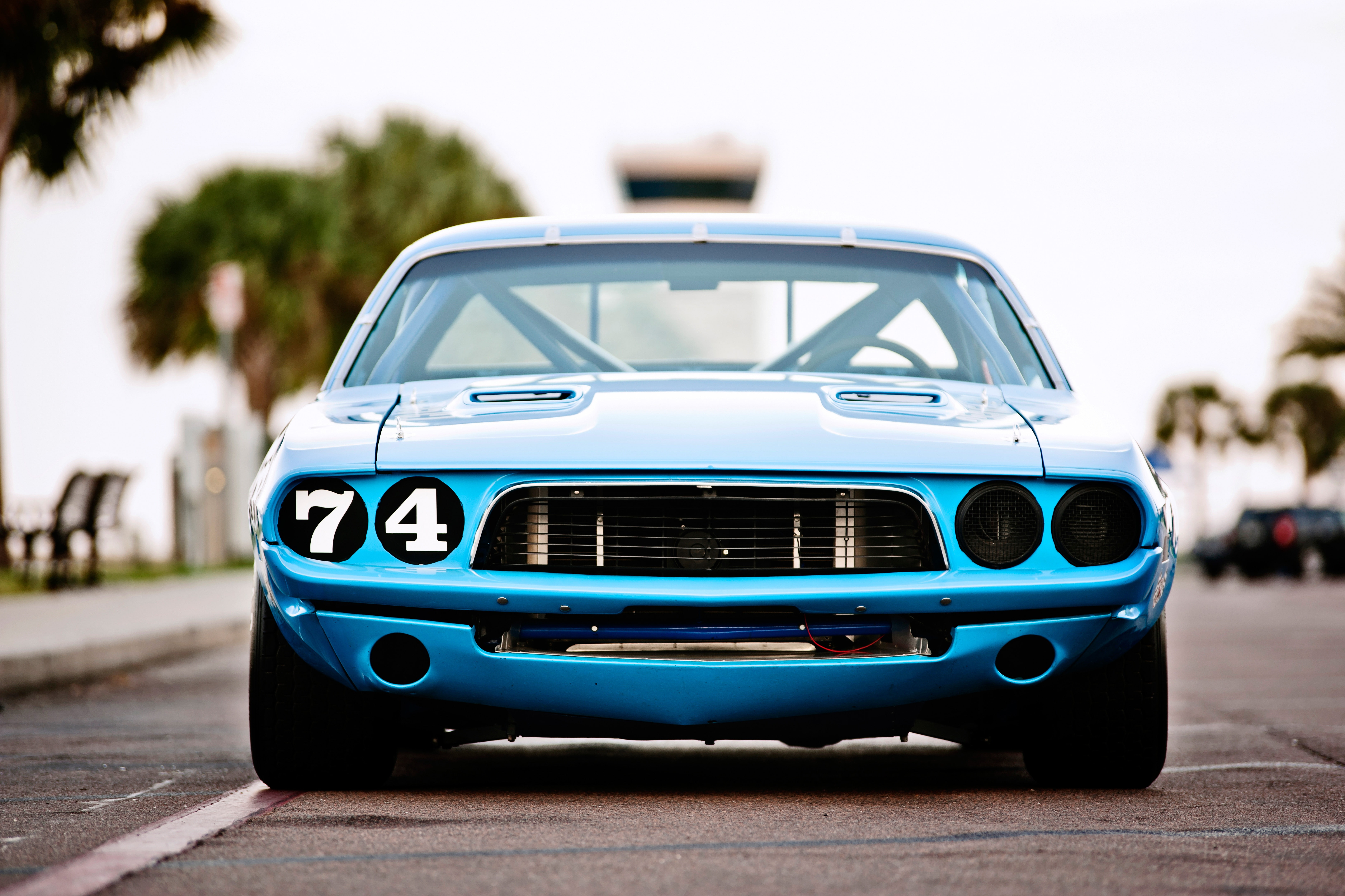 1973, 5K, car, nascar, dodge, classic, Challenger, usa, Race, old, HD Wallpaper