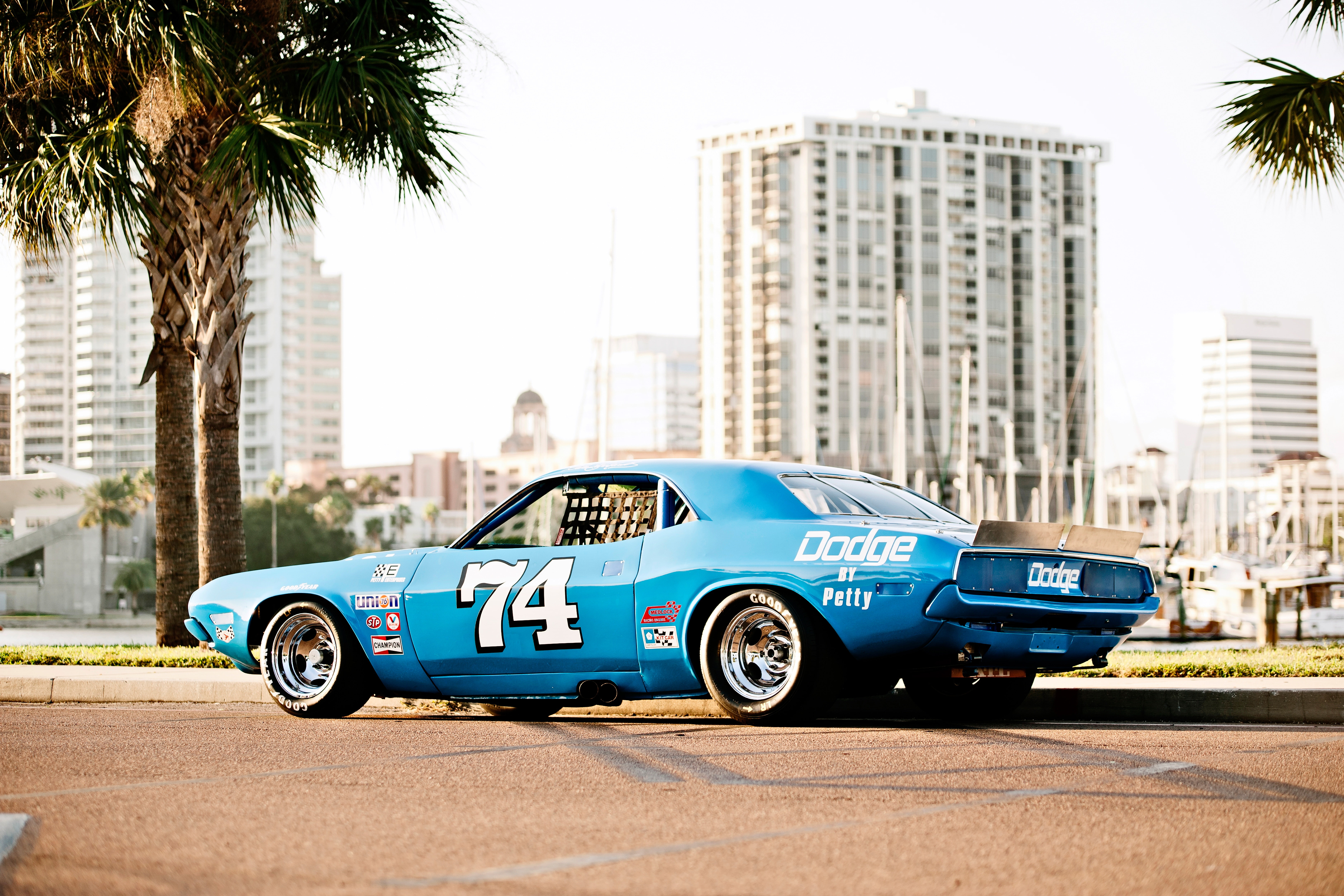 classic, race, 5K, challenger, nascar, dodge, 1973, usa, old, car, HD Wallpaper