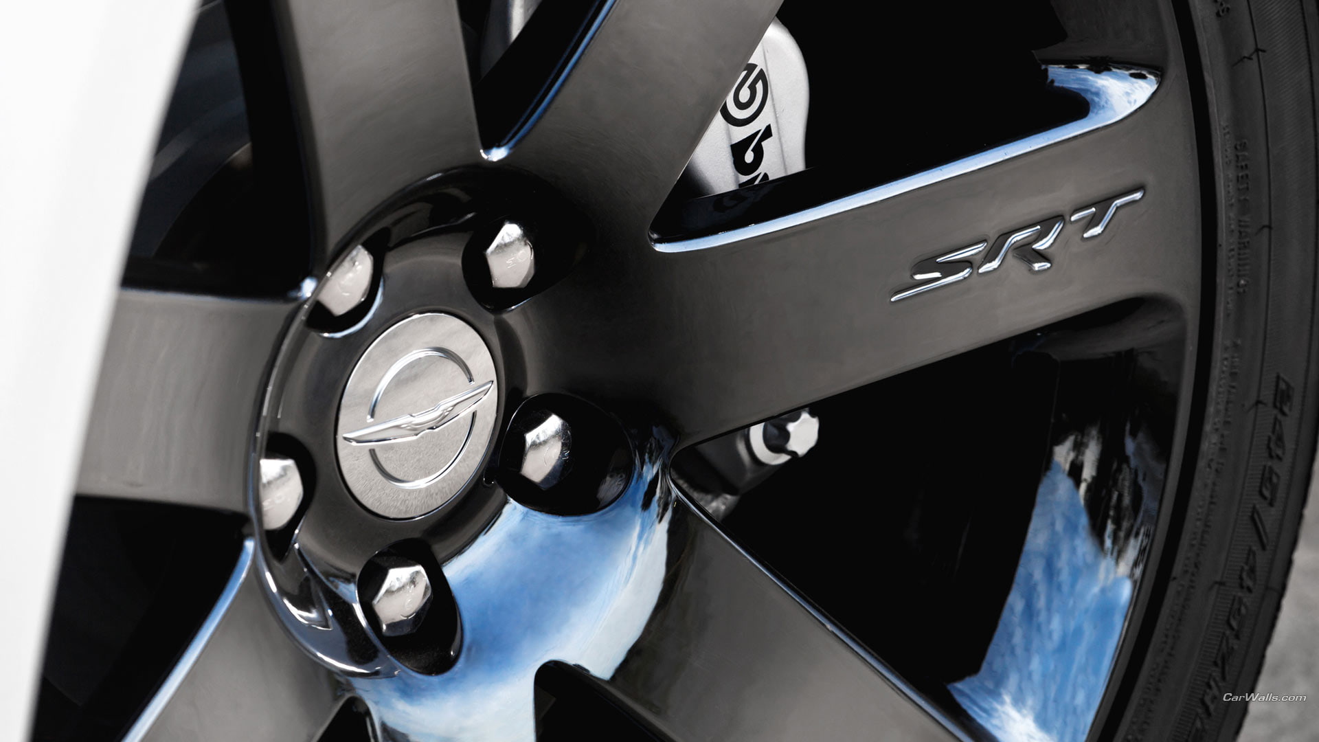 1080P, chrysler, brembo, 300, cars, srt, hd, tire, srt8, HD Wallpaper