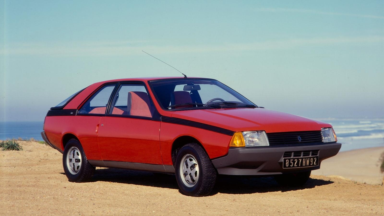 coche, renault, fuego, rojo, 720P, HD Wallpaper