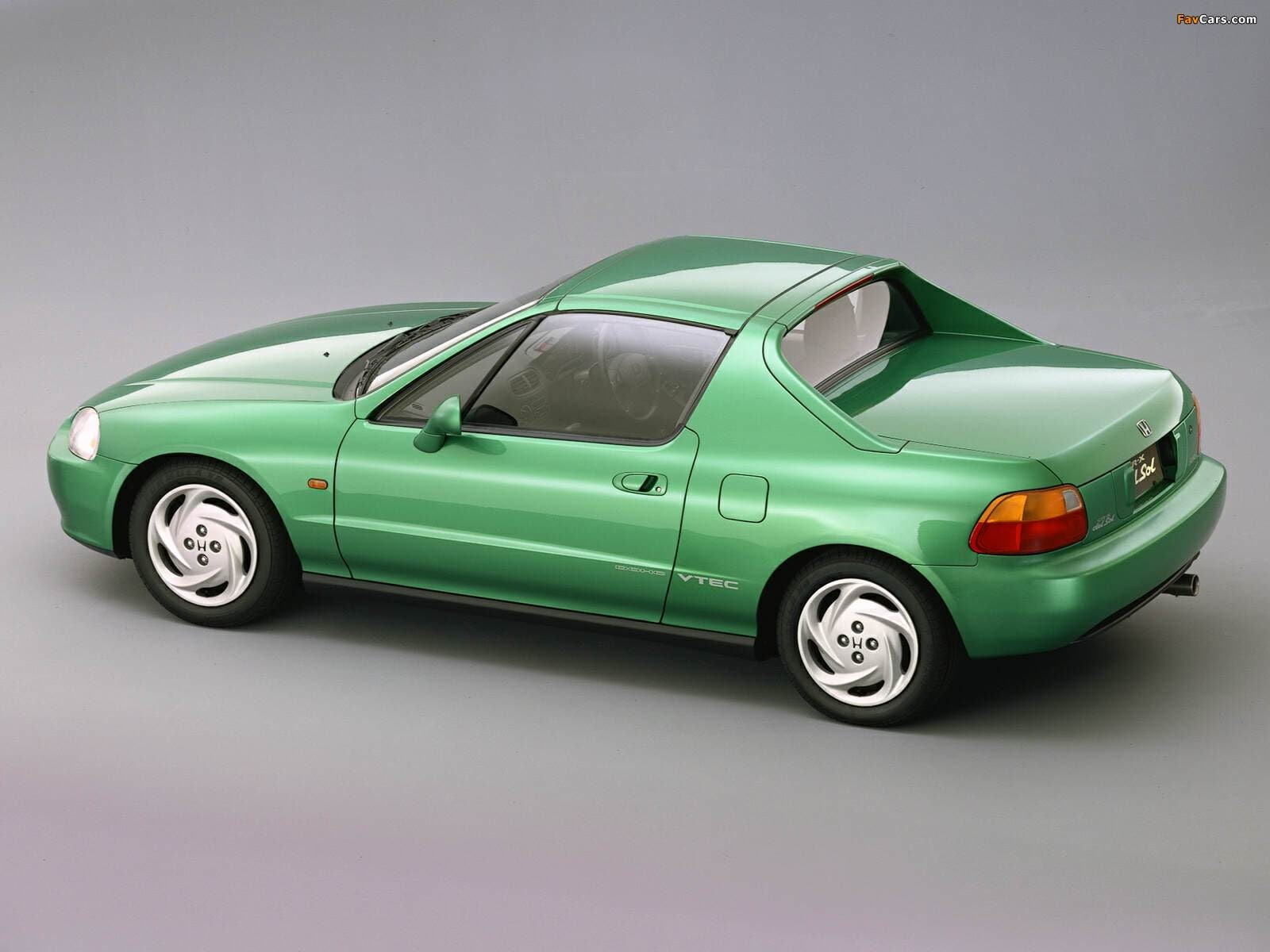 verde, honda, 1992, 720P, crx, coche, japon, HD Wallpaper
