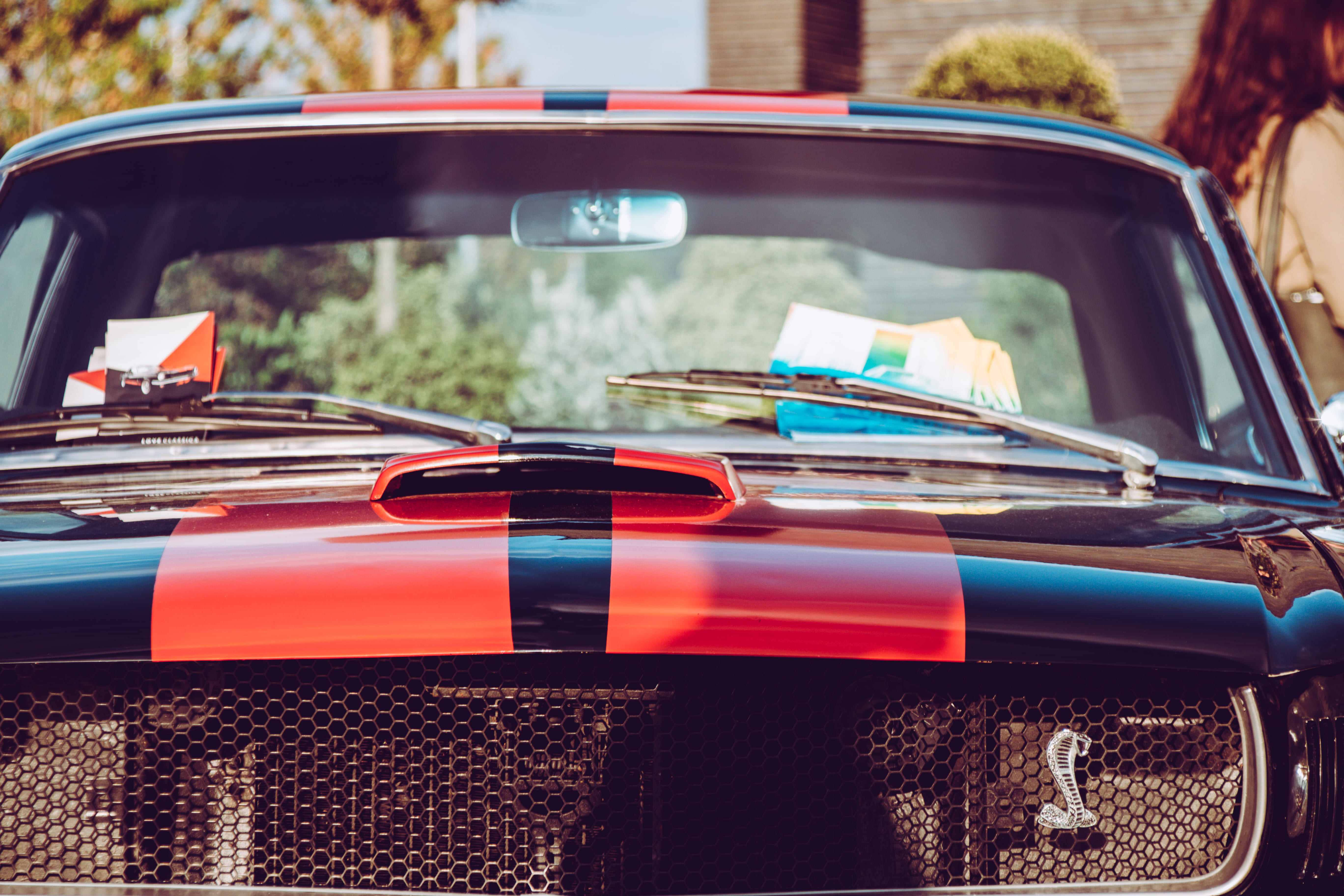 vintage car, background, mode of transportation, car, police car, fender, classic, canon, vintage, mirror, focus on foreground, sport, glass, window, land vehicle, HD Wallpaper