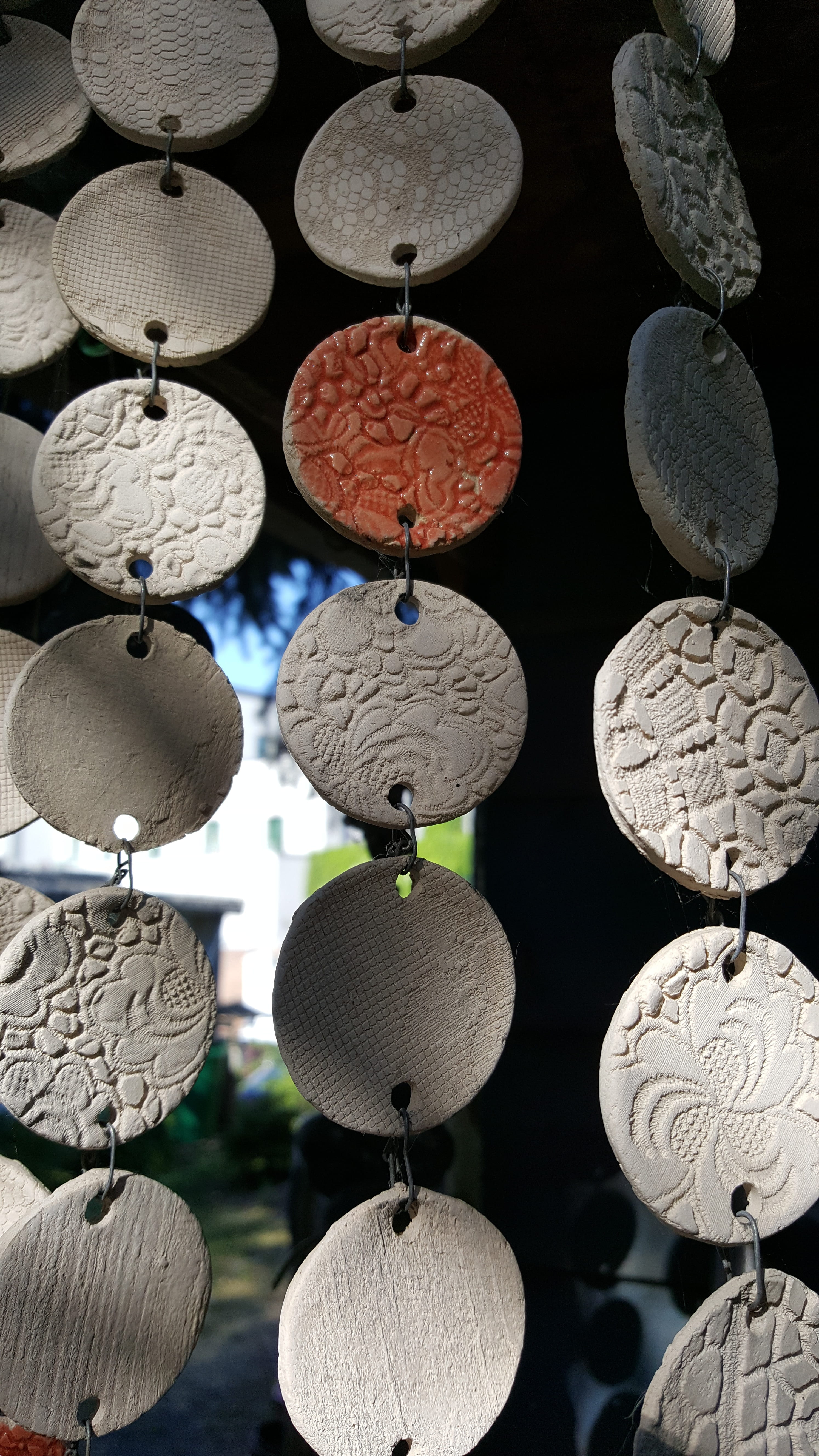 no people, ceramic, craft, movement, sculpture, hanging, decoration, creativity, windscreen, shaped, art, still life, variation, close-up, choice, floral pattern, Phone HD Wallpaper