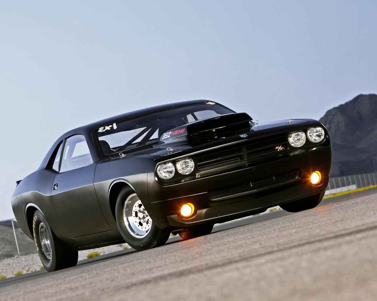 Hemi, muscle cars, 720P, Dodge Challenger Hellcat, HD Wallpaper