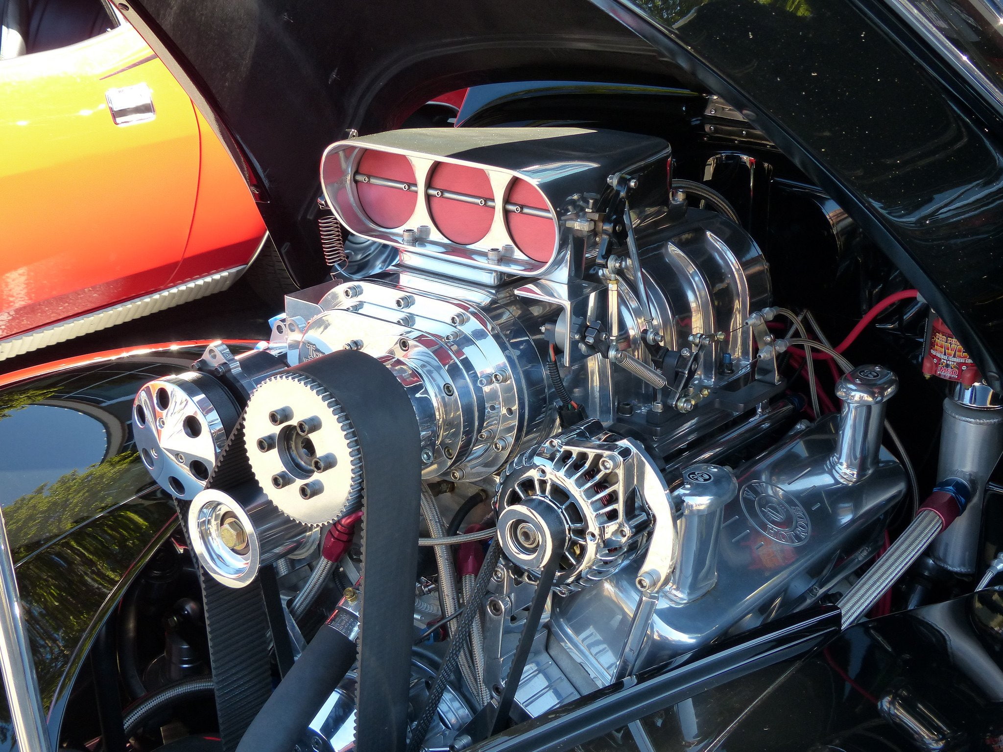 1080P, supercharged, cars, hemi, engines, drags, HD Wallpaper