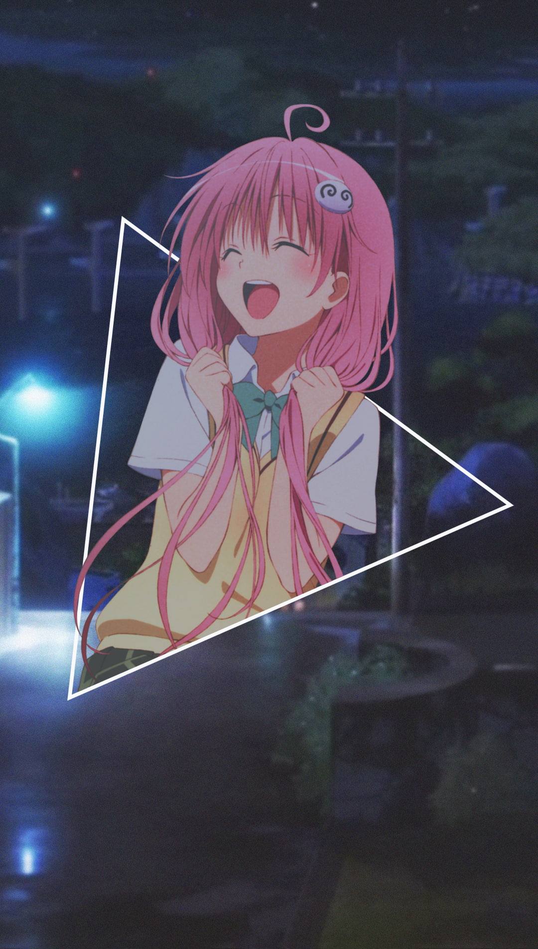 anime, open mouth, picture-in-picture, To Love-ru, pink hair, anime girls, 720P, Phone HD Wallpaper