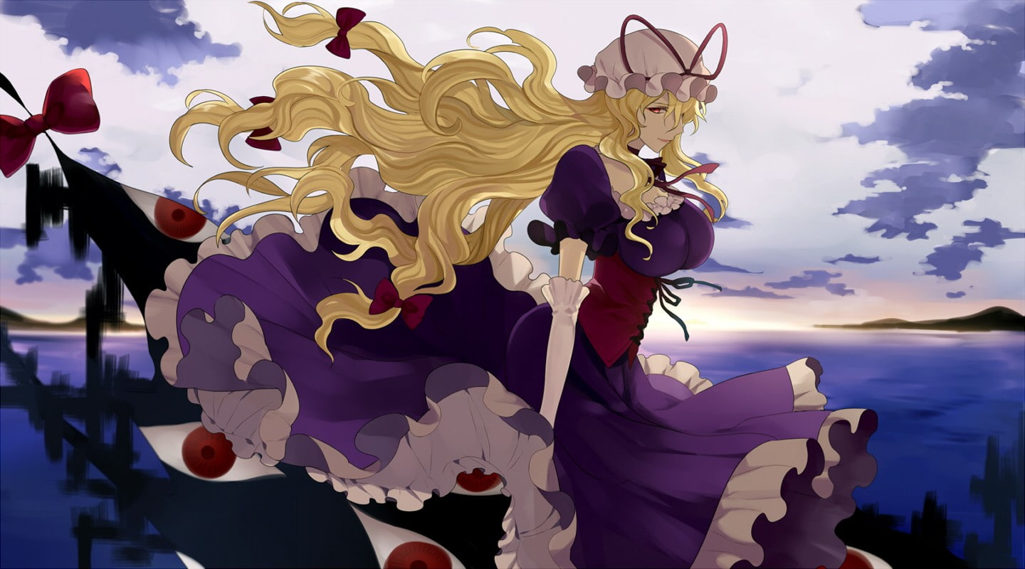 Touhou, Yakumo Yukari, anime girls, 720P, HD Wallpaper