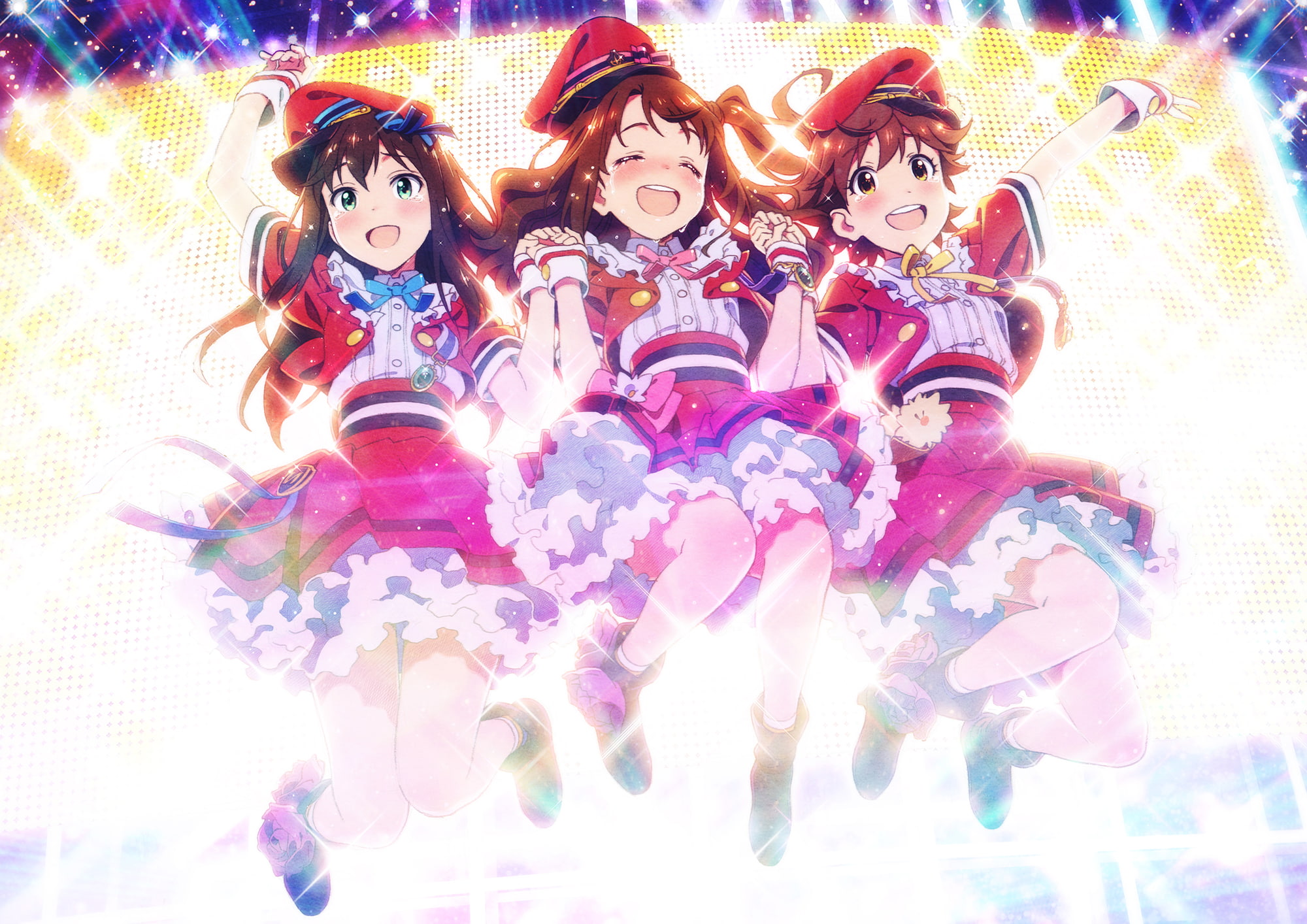 Anime, 1080P, Rin Shibuya, Mio Honda, The iDOLM@STER Cinderella Girls, Uzuki Shimamura, HD Wallpaper