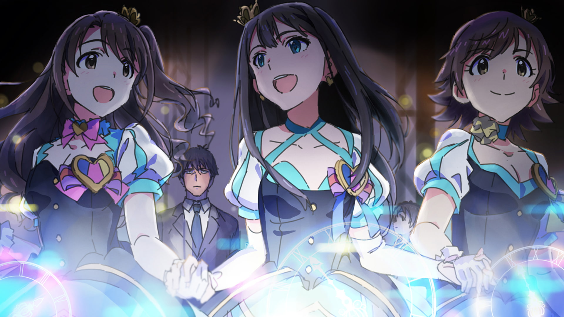 1080P, Mio Honda, Uzuki Shimamura, The iDOLM@STER Cinderella Girls, Anime, Rin Shibuya, HD Wallpaper