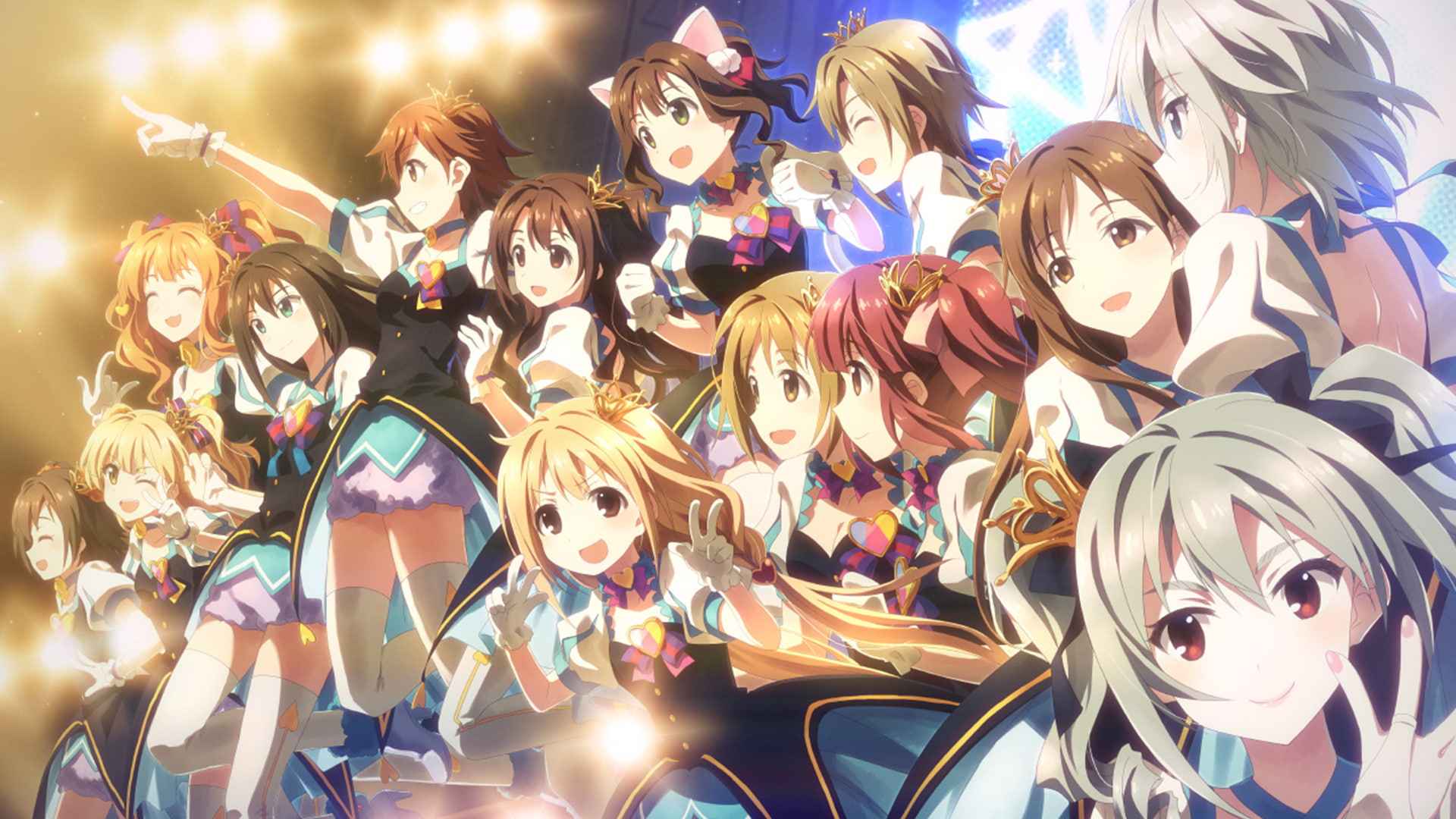 Anime, Minami Nitta, 1080P, Chieri Ogata, Riina Tada, Rin Shibuya, Rika Jougasaki, Mio Honda, Miku Maekawa, Anastasia (Idolm@ster), Kirari Moroboshi, Miria Akagi, HD Wallpaper