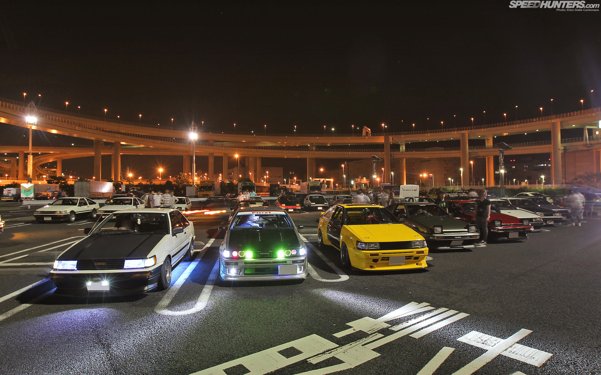 1080P, ae, hd, toyota, cars, ae86, lights, HD Wallpaper