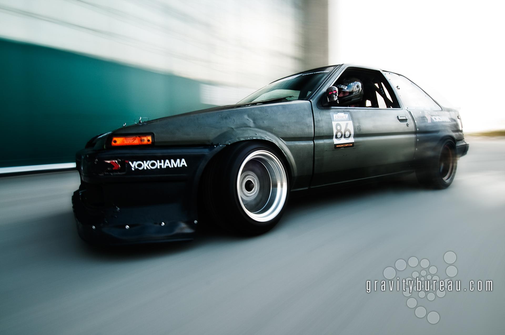 toyota, ae, drift, 1080P, cars, drifting, HD Wallpaper
