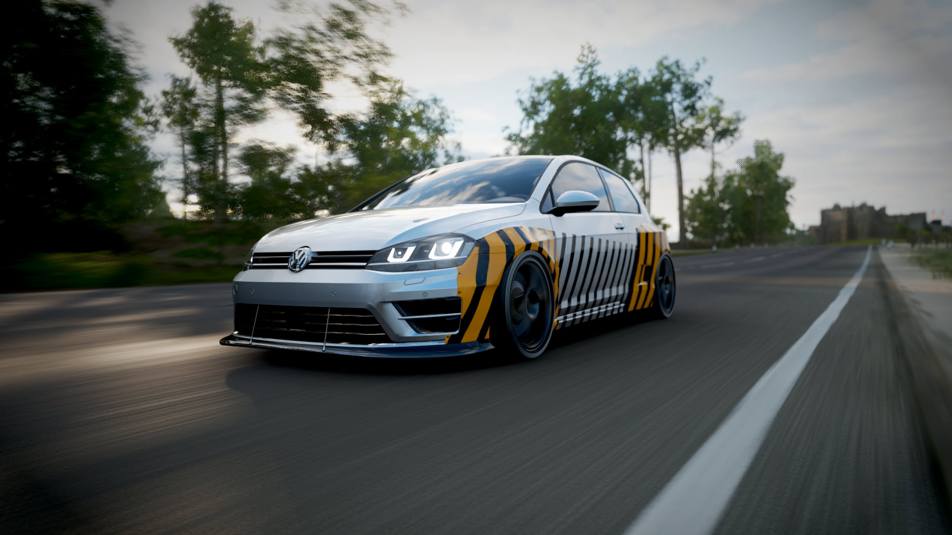 1080P, Golf GTI, Super Golf, Volkswagen, Forza Horizon 4, HD Wallpaper