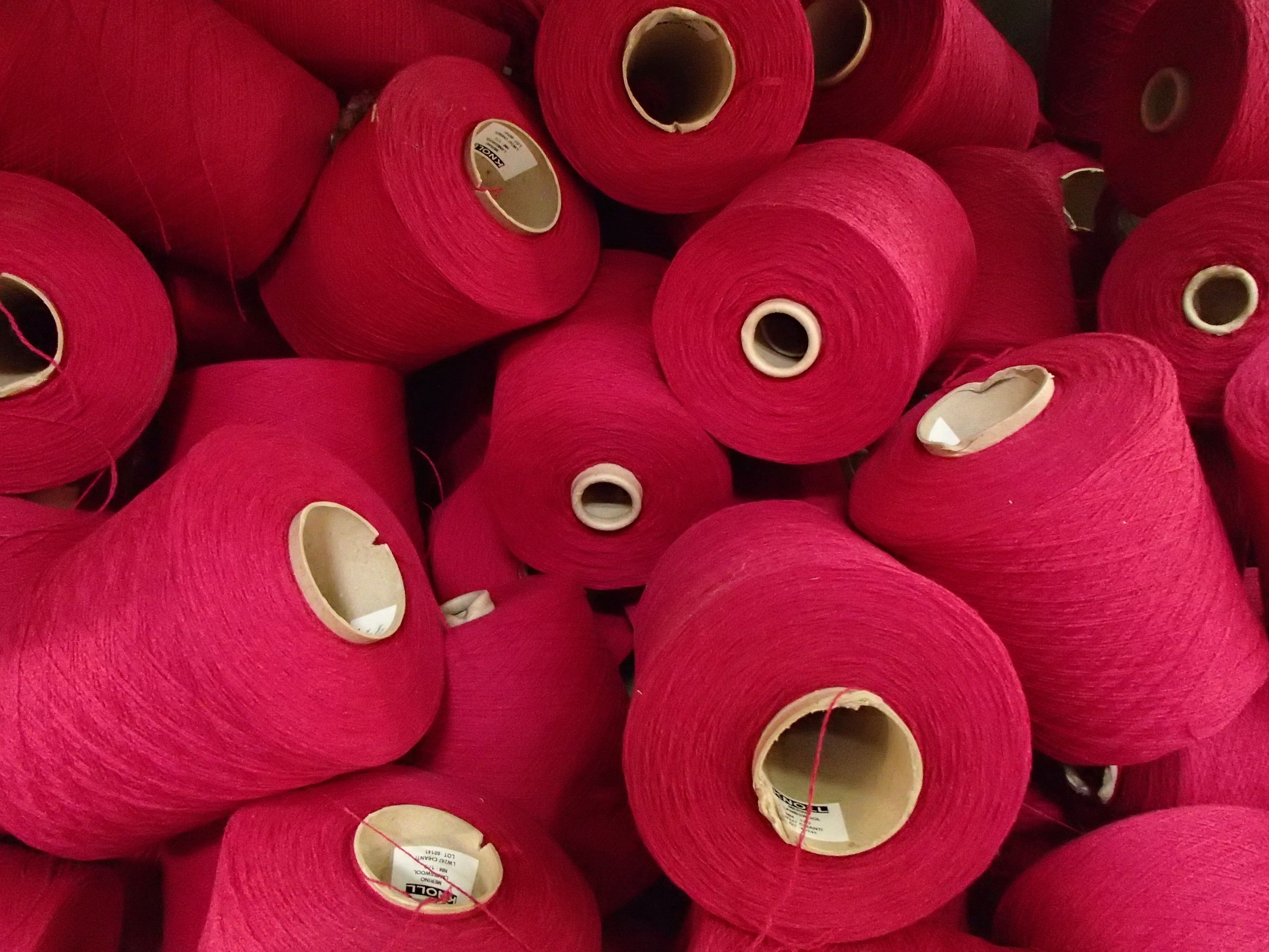clothing, arrangement, abundance, close-up, multi Colored, industry, fiber, red, spool, choice, stack, collection, backgrounds, thread, textile Industry, HD Wallpaper